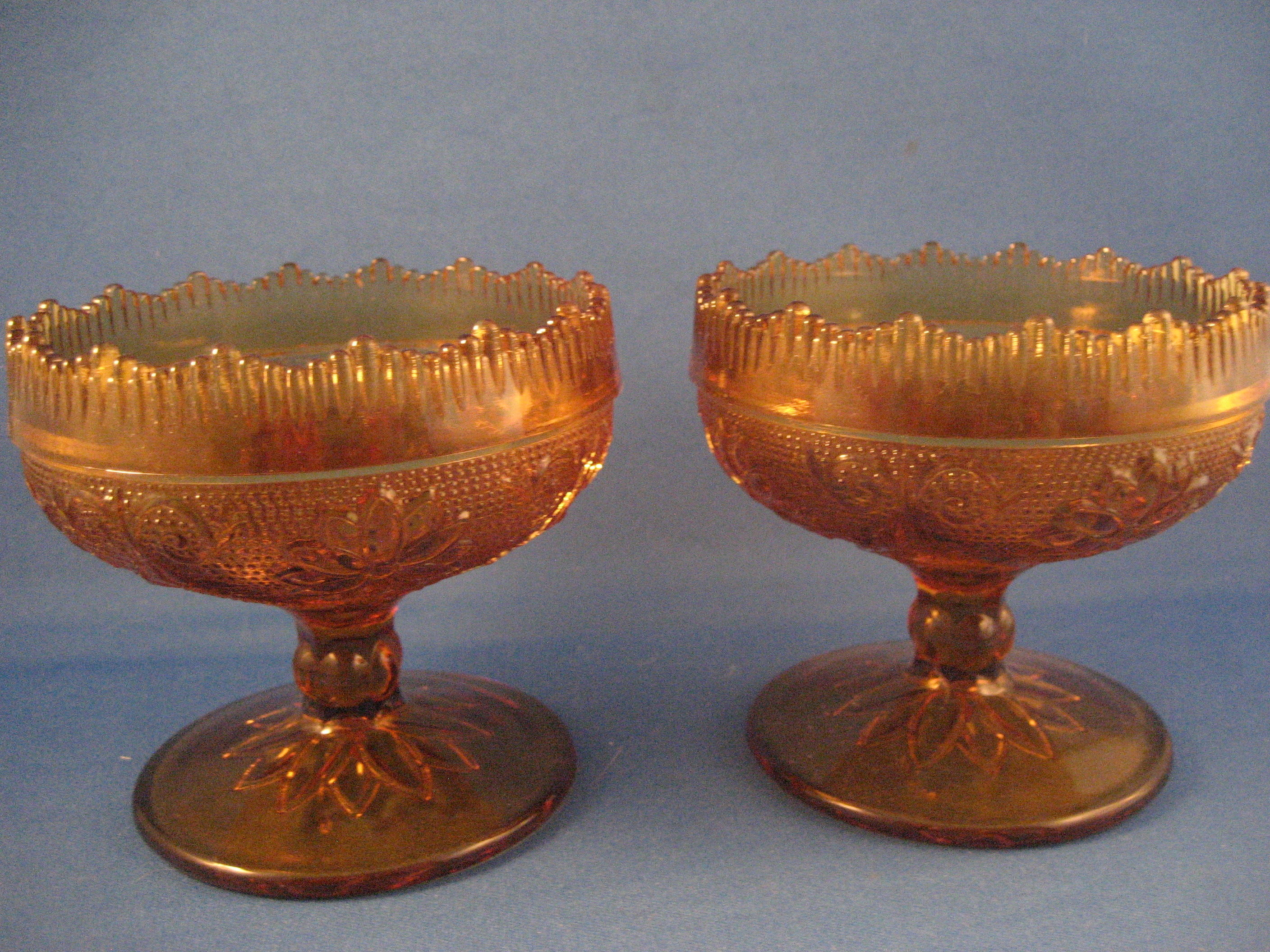 Amber Tiara Candle Holders