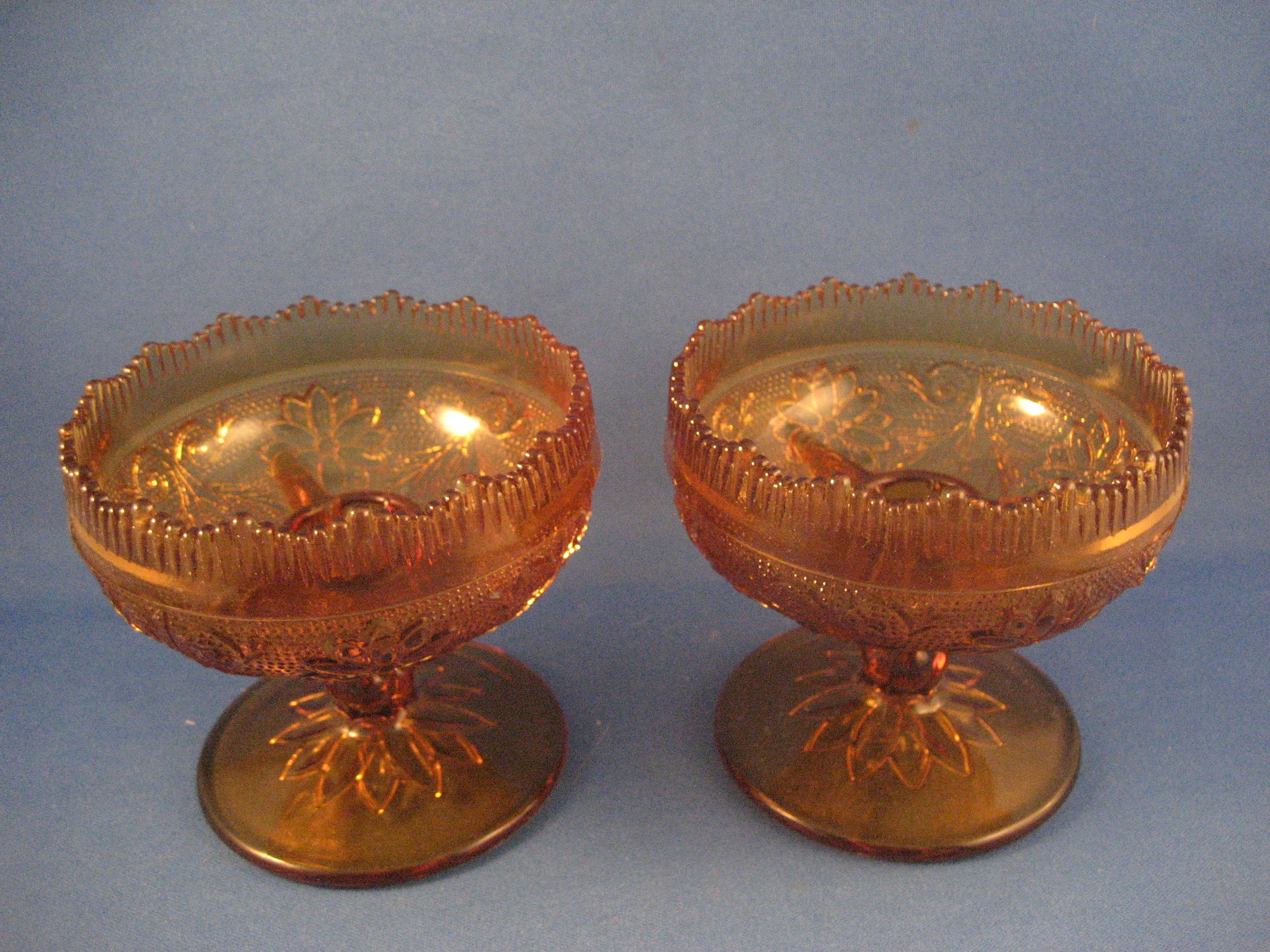 Amber Tiara Candle Holders