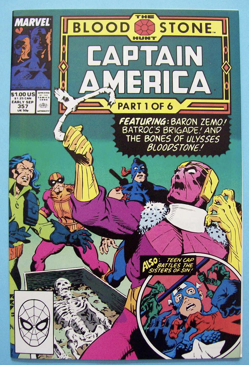 Captain America Comics - Early Sept 1989 - Night Of Sin