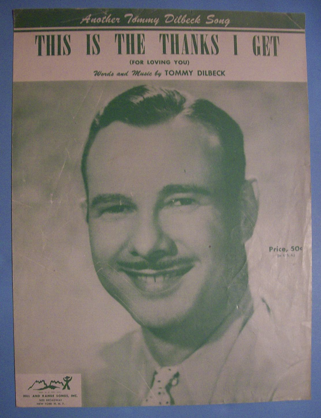 Sheet Music For 1948 This Is The Thanks I Get