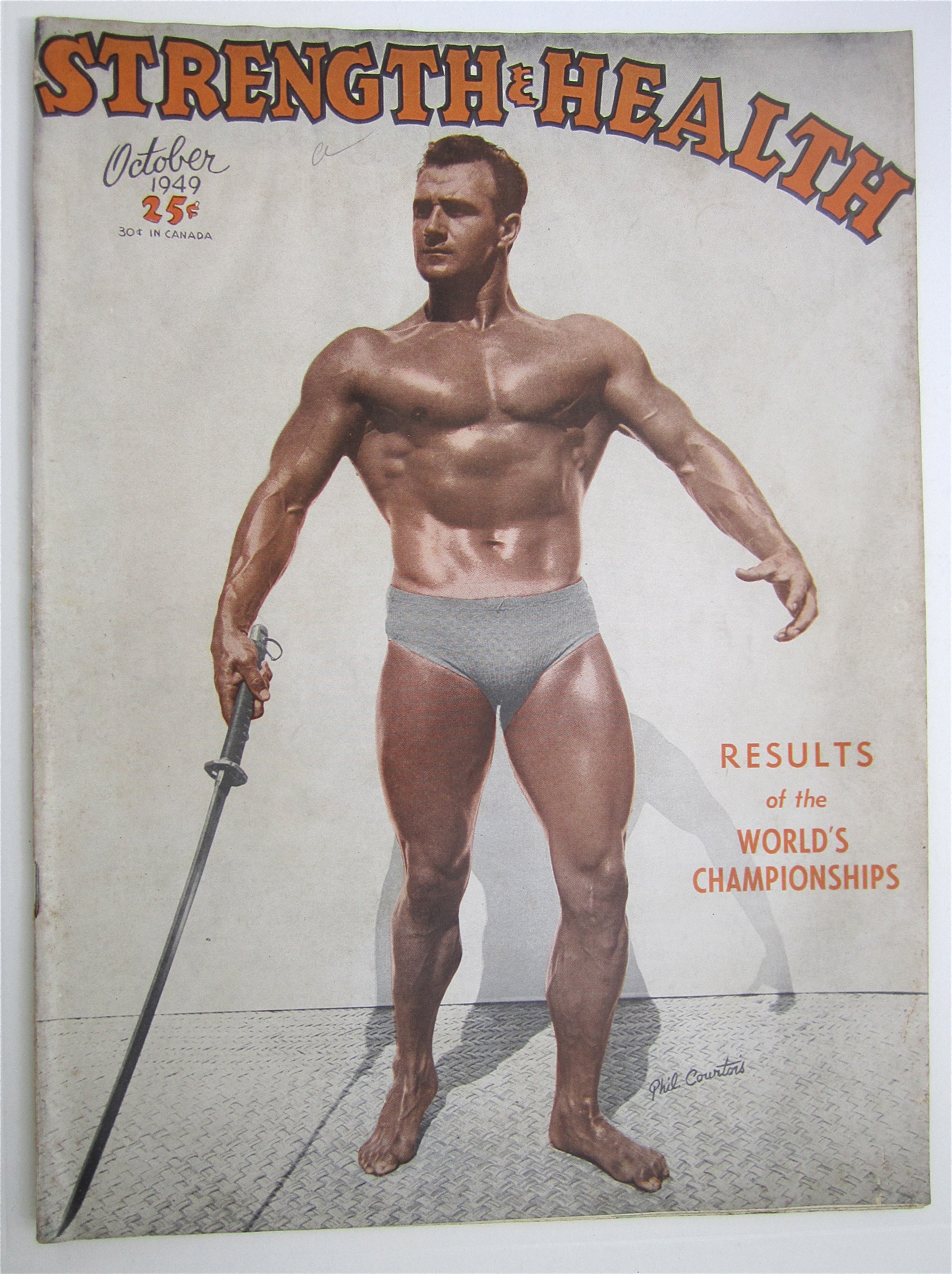 Strength & Health Magazine October 1949 Phil Courtois