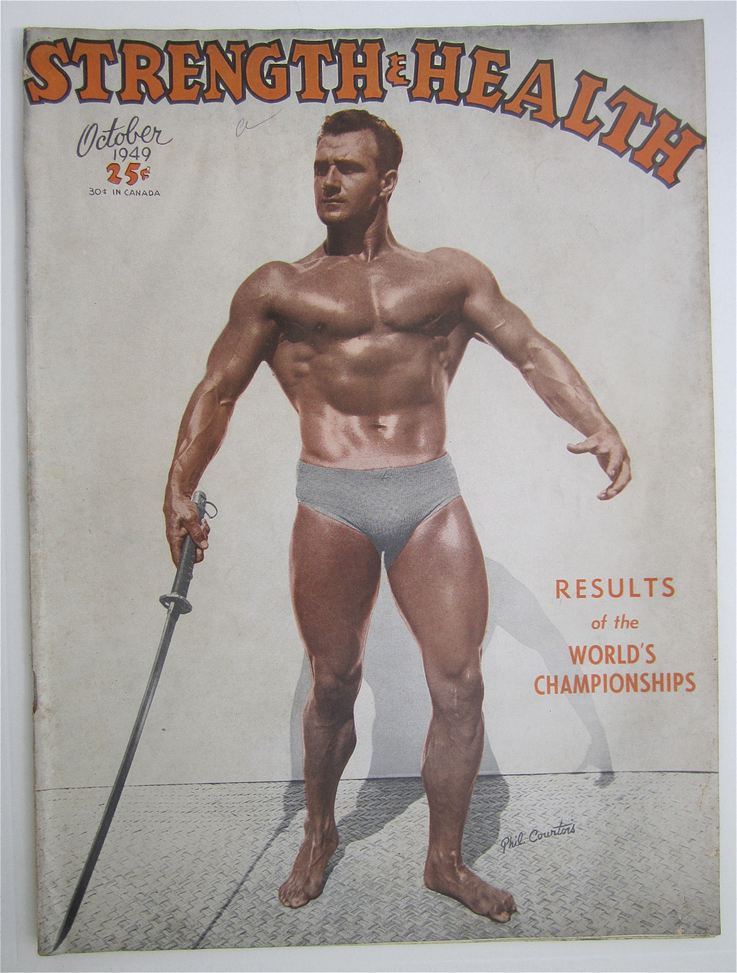 Strength & Health Magazine October 1949 Phil Courtois