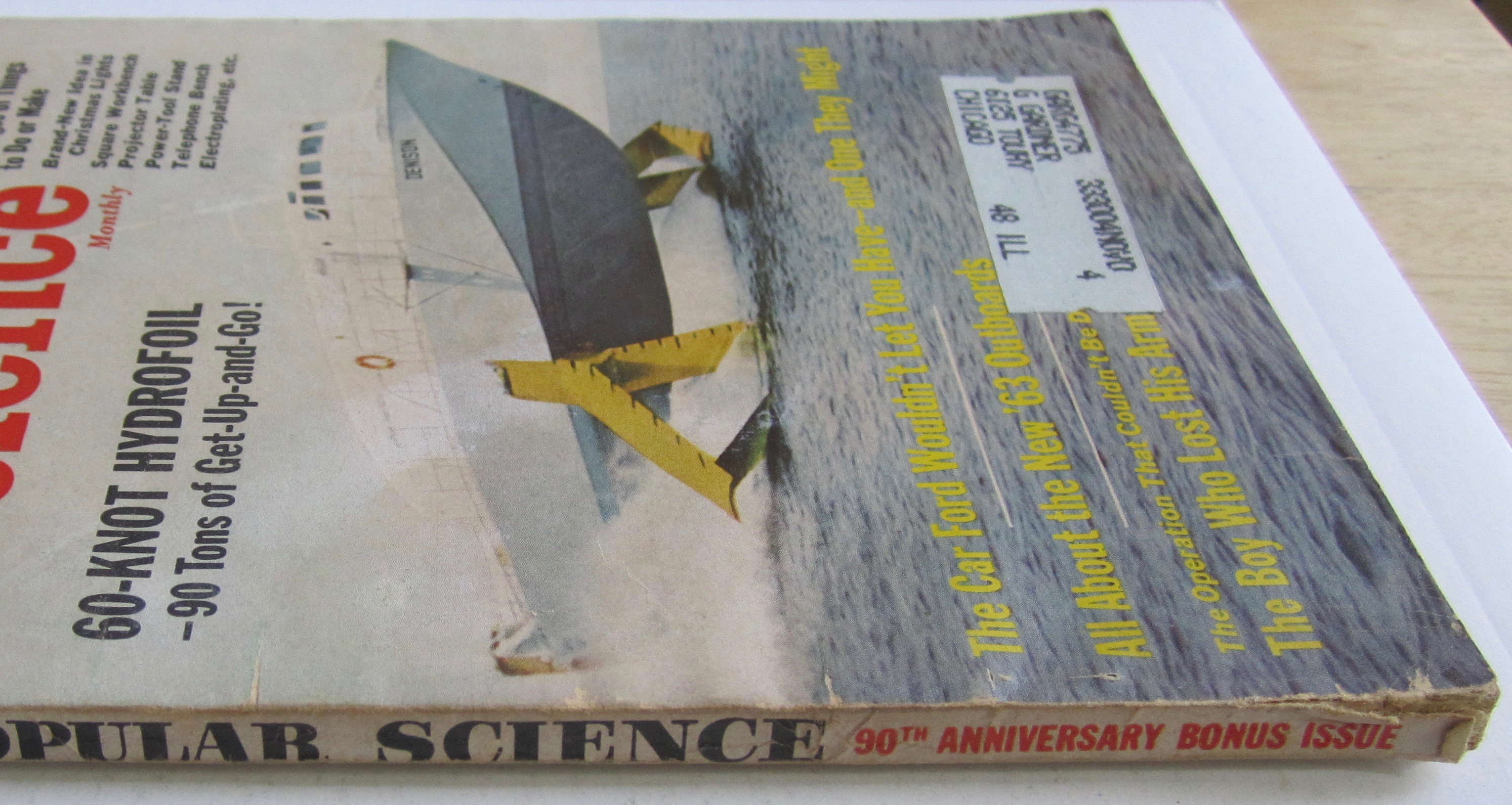 Popular Science Magazine-November 1962-Hydrofoil
