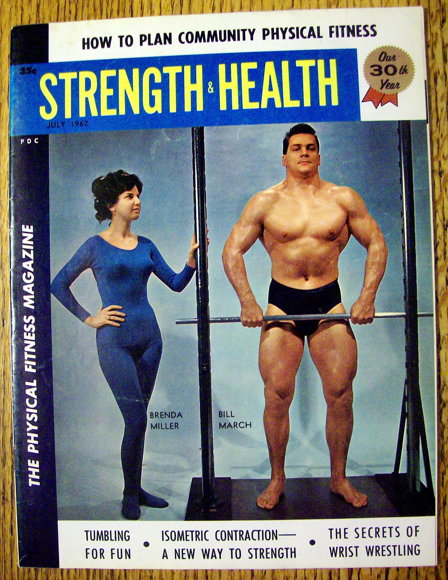 Strength & Health Magazine-July 1962-Miller & March