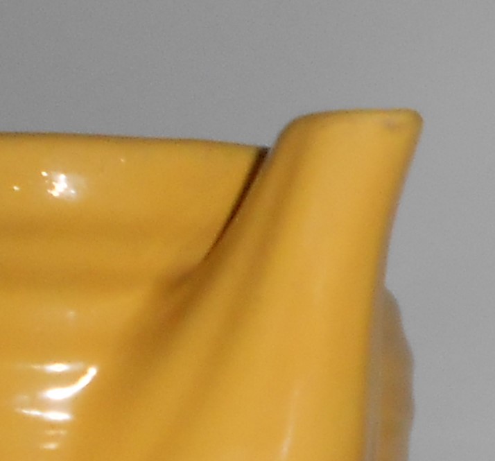 VINTAGE Bauer Pottery Ring Ware Yellow Individual Tea