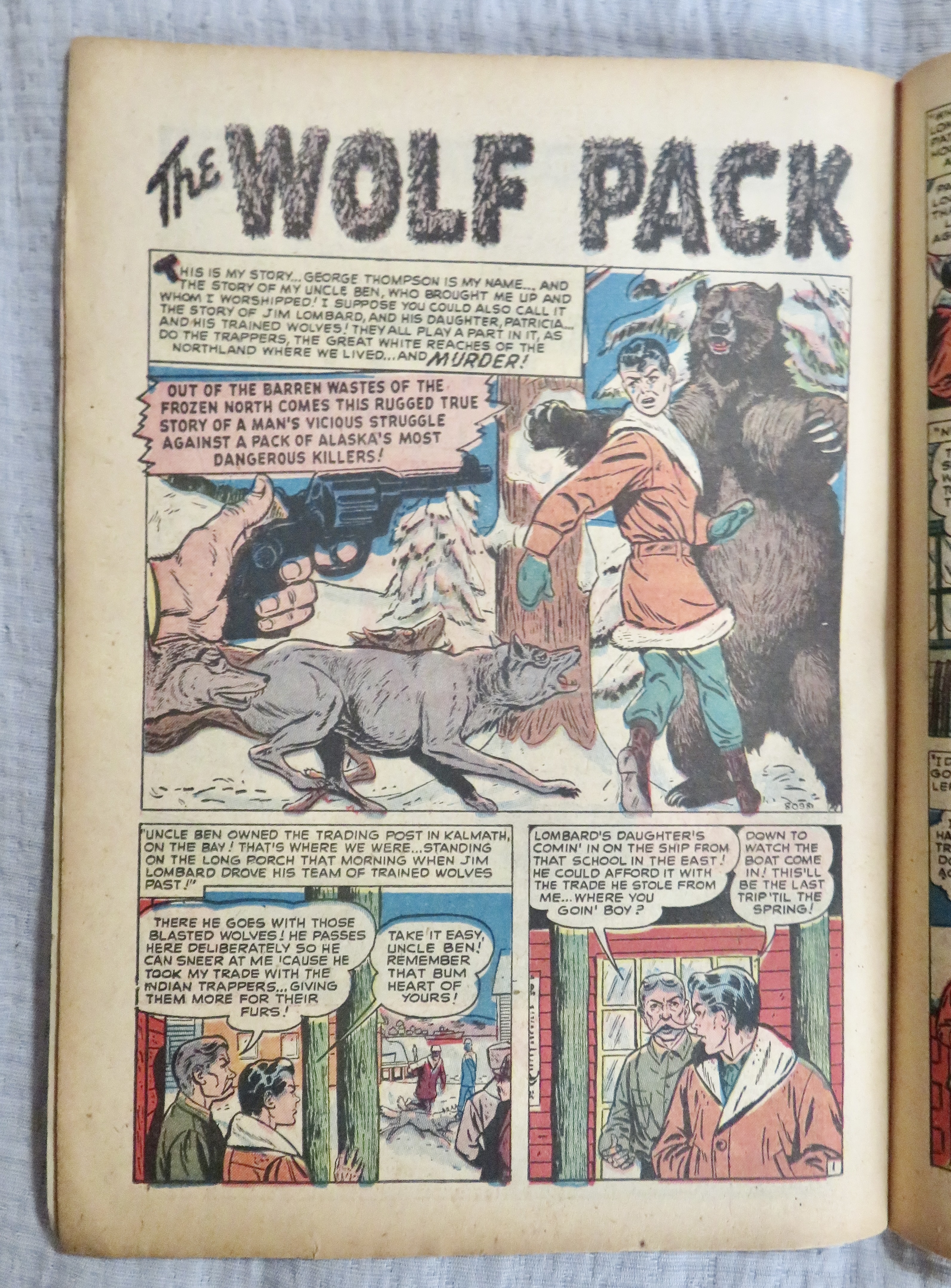 Men's Adventures Comic June 1951 Journey Into Death
