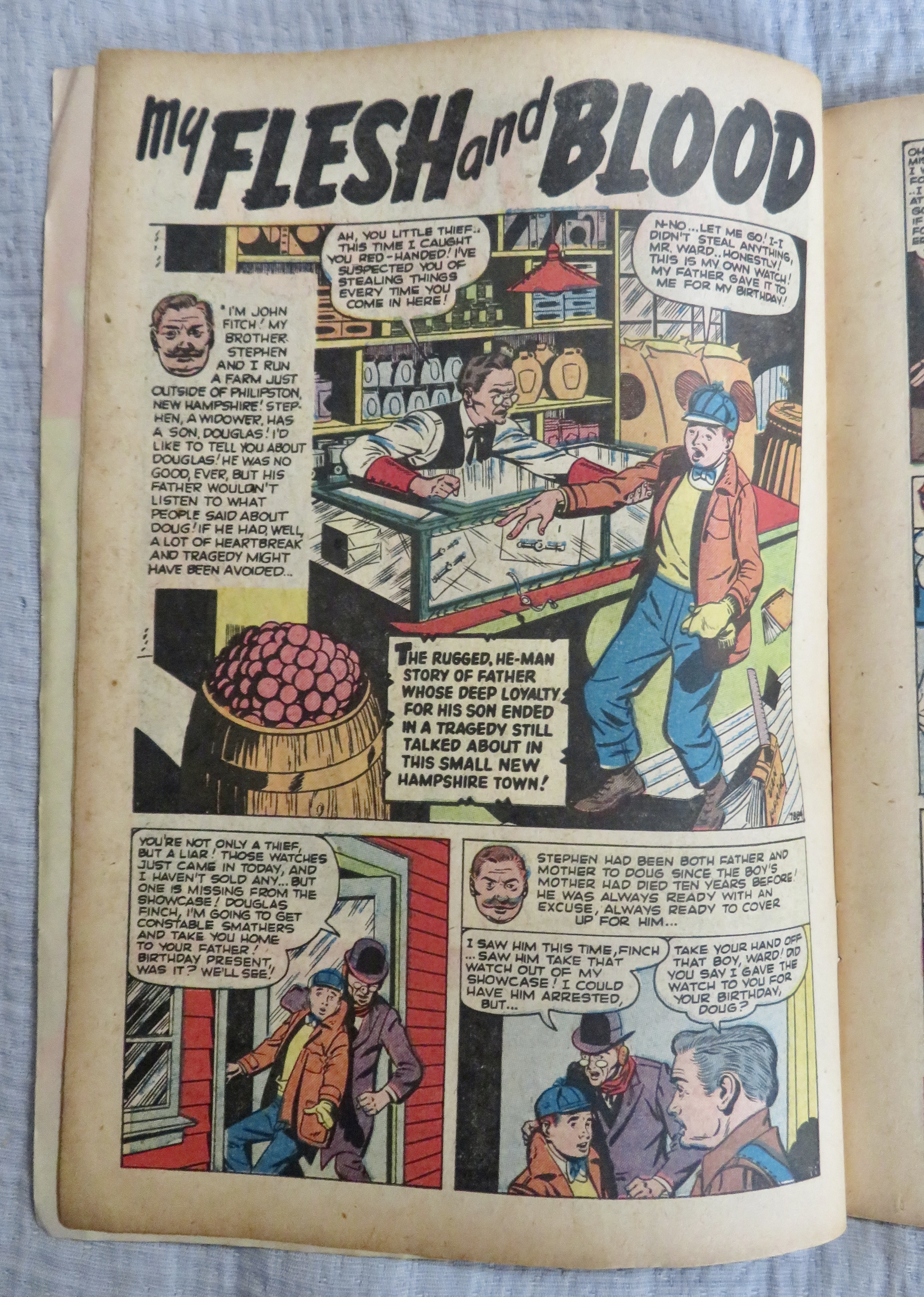 Men's Adventures Comic June 1951 Journey Into Death