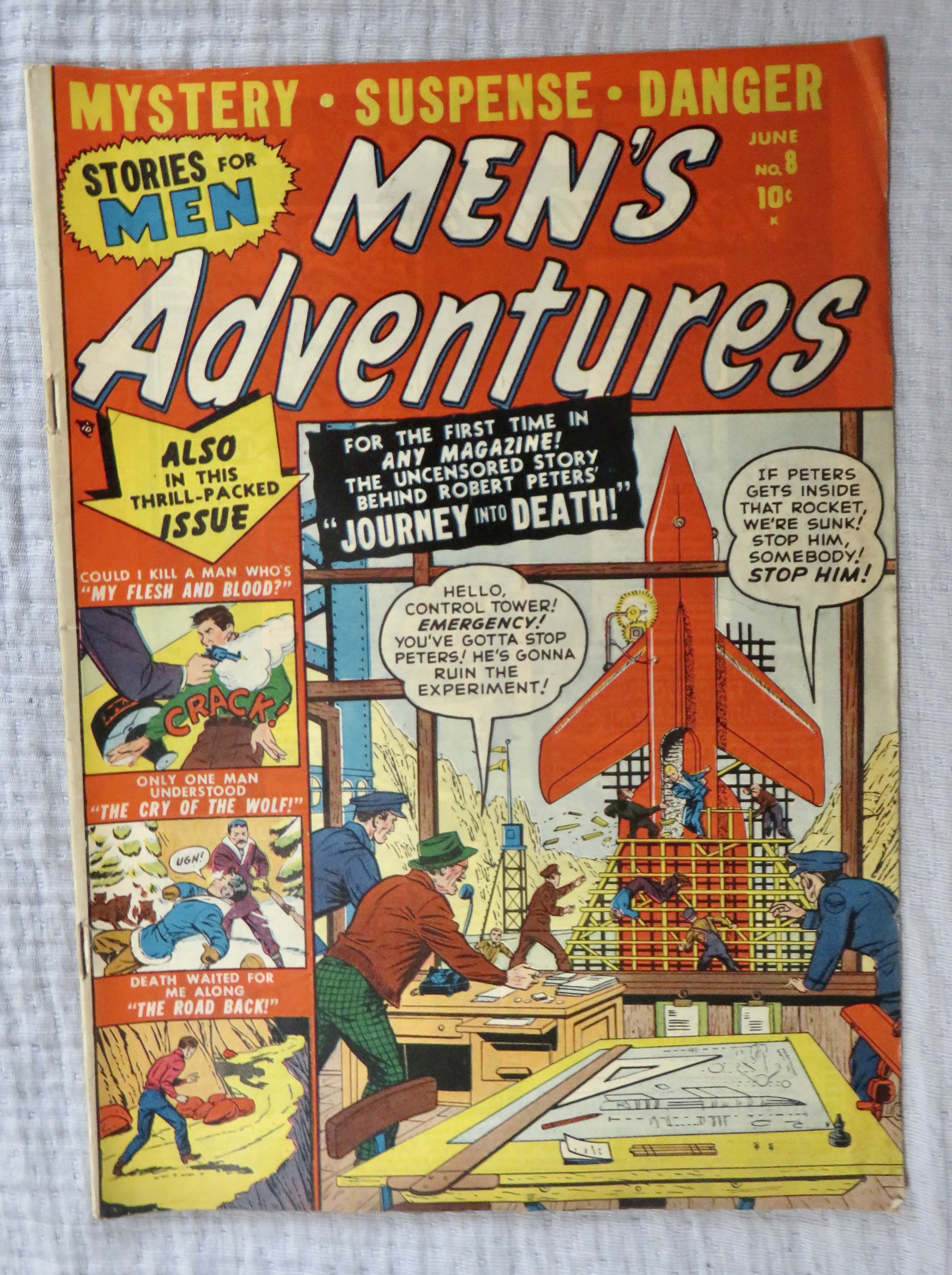 Men's Adventures Comic June 1951 Journey Into Death