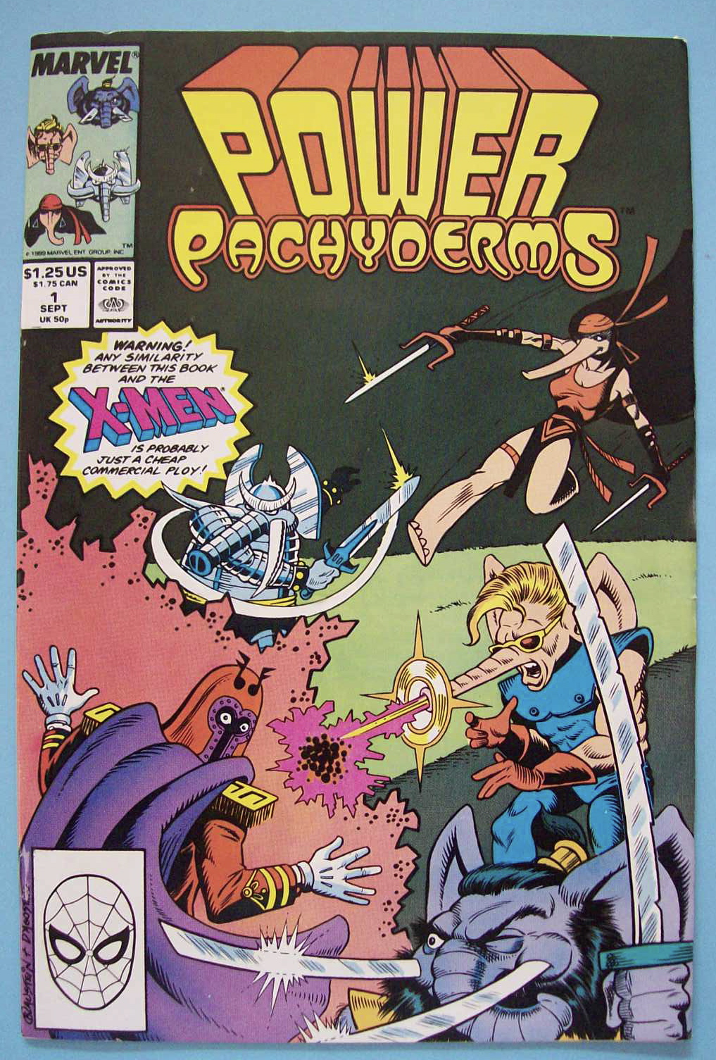 Power Pachyderms Comics - September 1989