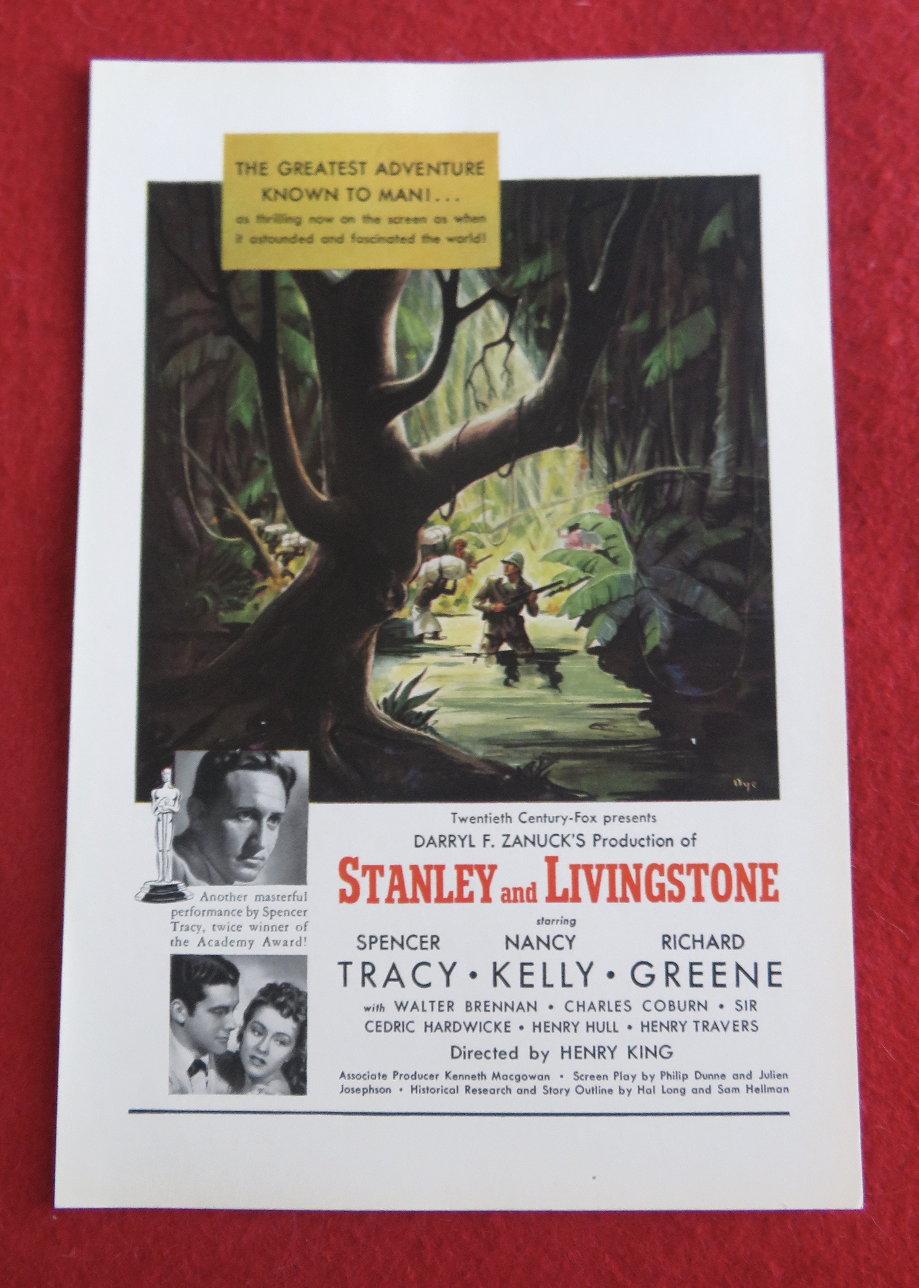 1939 Stanley And Livingstone with Spencer Tracy