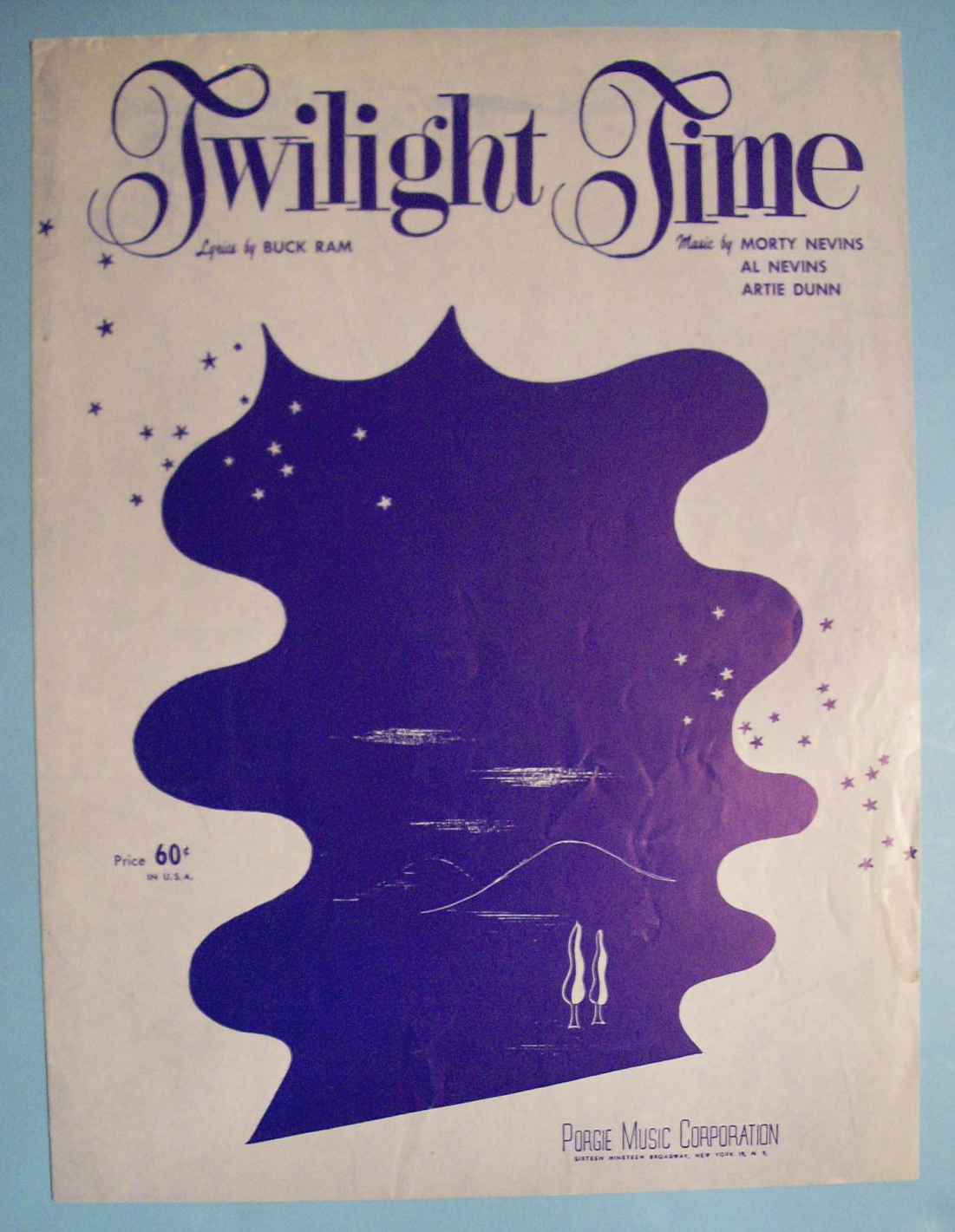 Sheet Music For 1948 Twilight Time