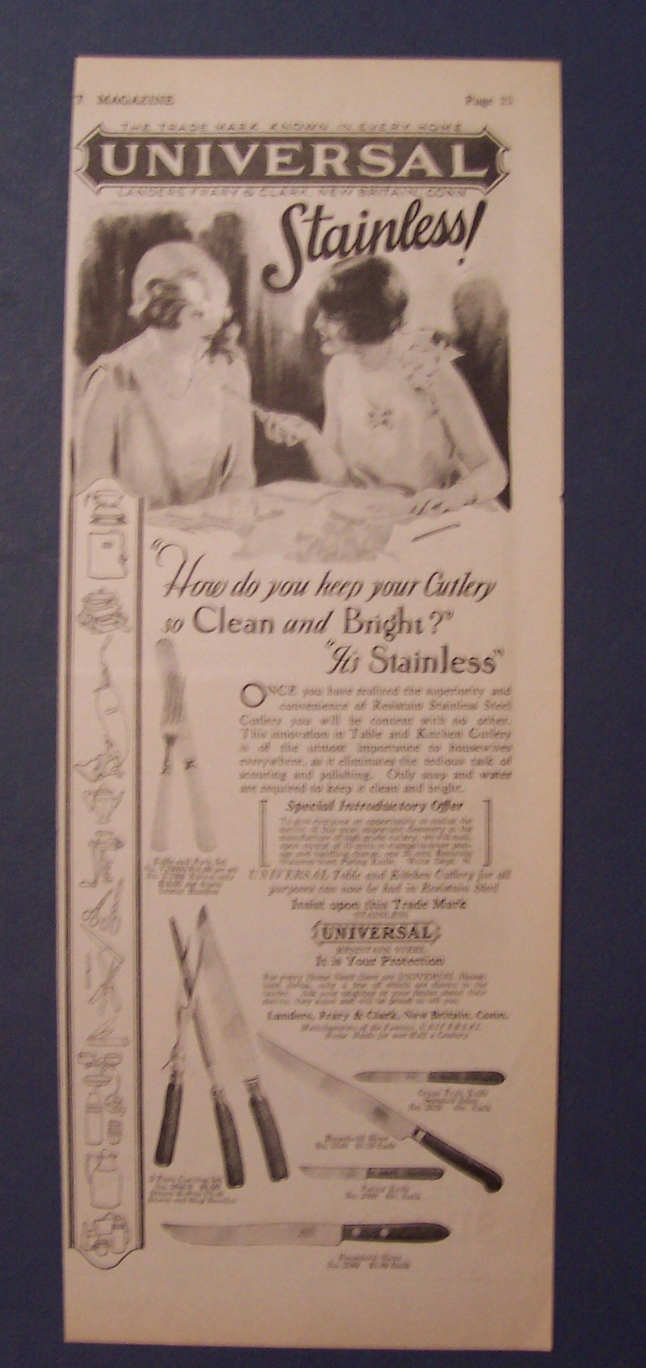 1928  Universal  Stainless