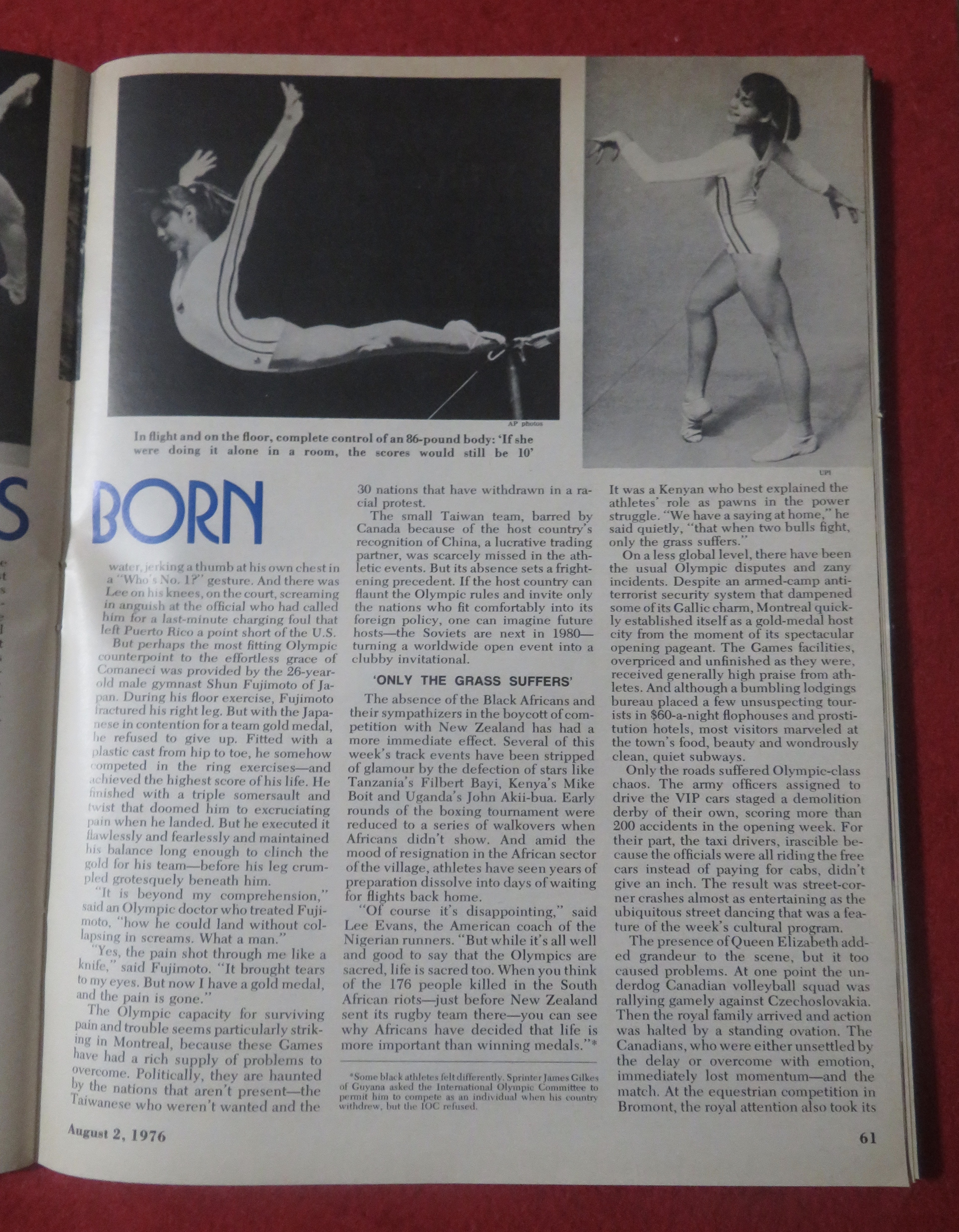Newsweek Magazine-August 2, 1976-Nadia Comaneci