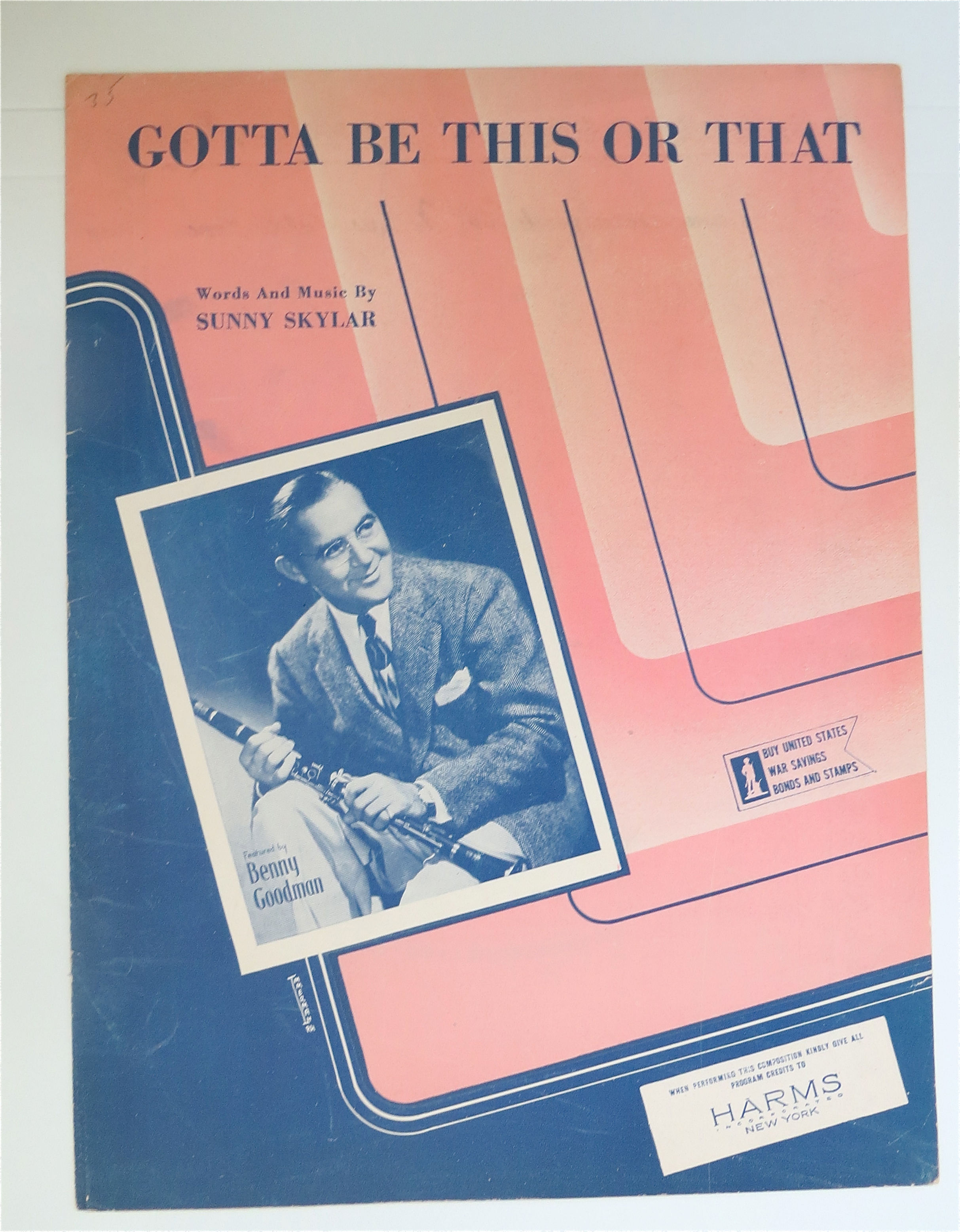 1945 Gotta Be This Or That with Benny Goodman