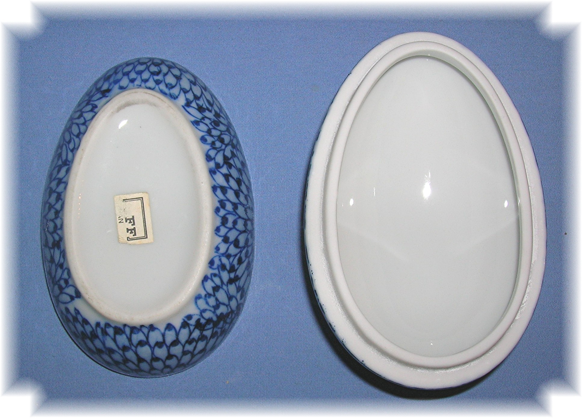 Porcelain Decorative Egg Container
