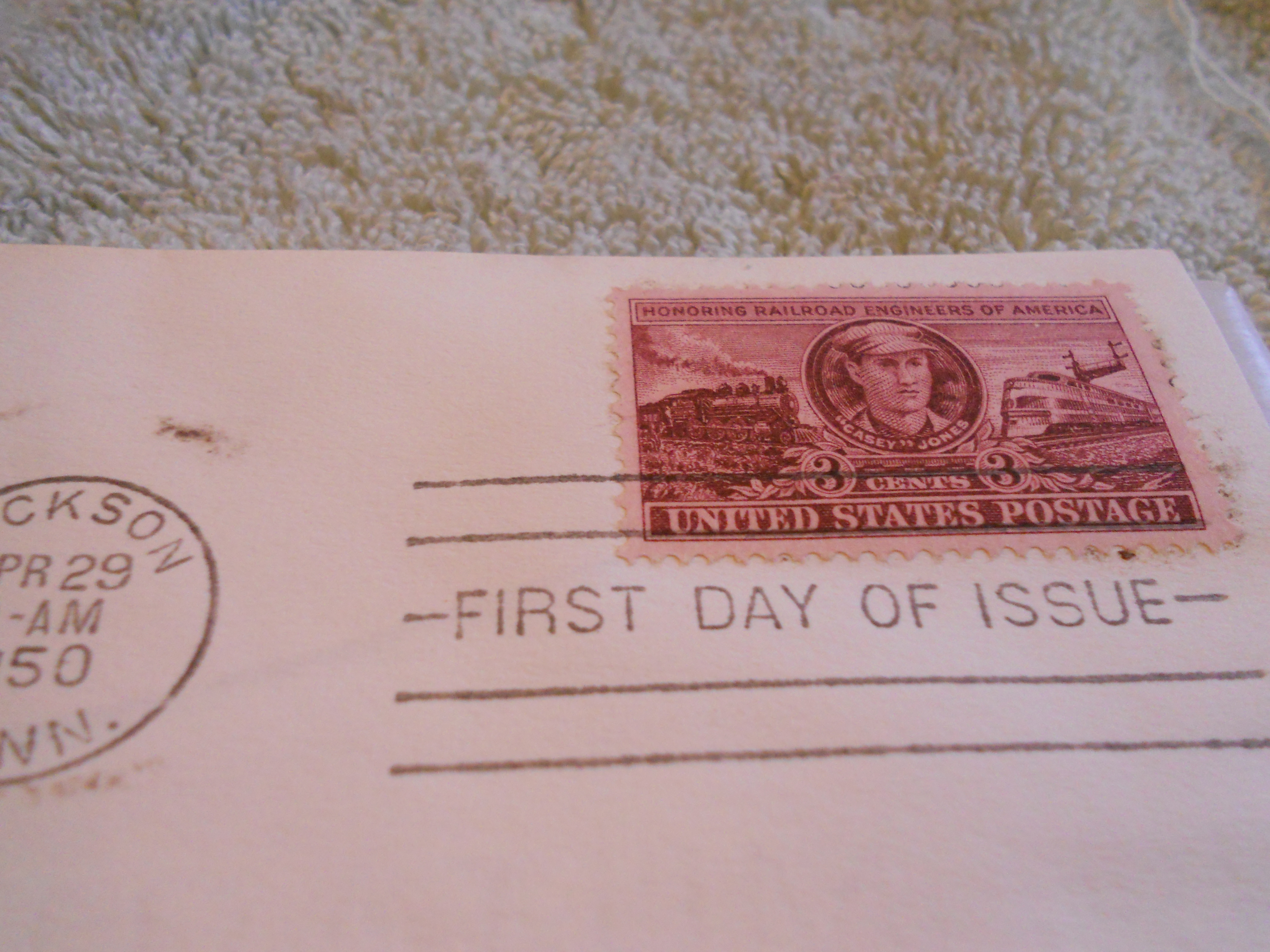 Railroad Engineers of America Stamp 1950