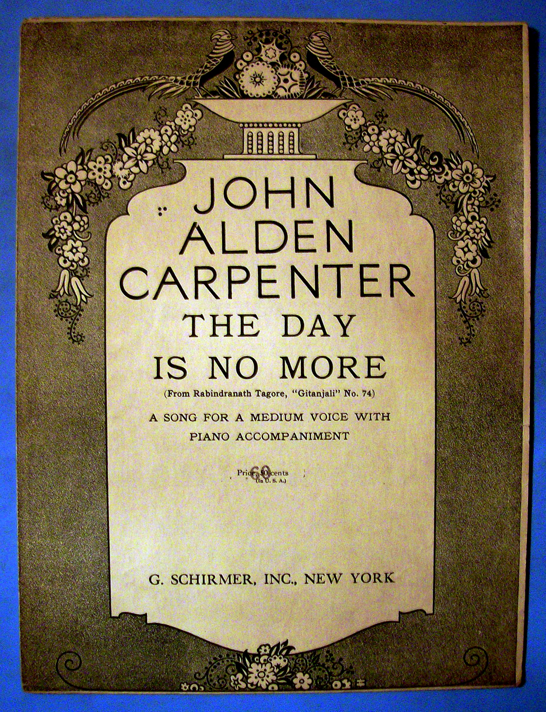 Sheet Music Of 1943 The Day Is No More