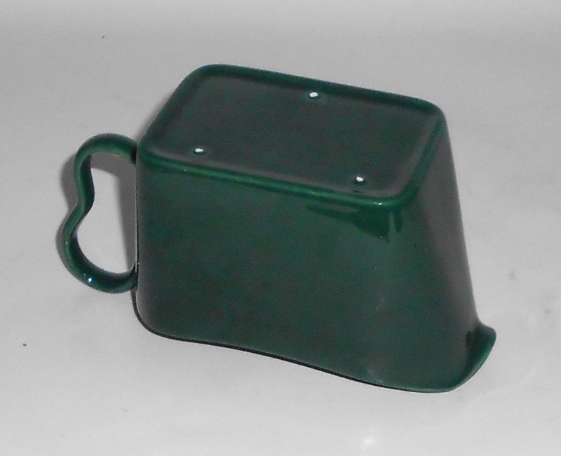 VINTAGE Franciscan Pottery Tiempo Leaf Green Creamer