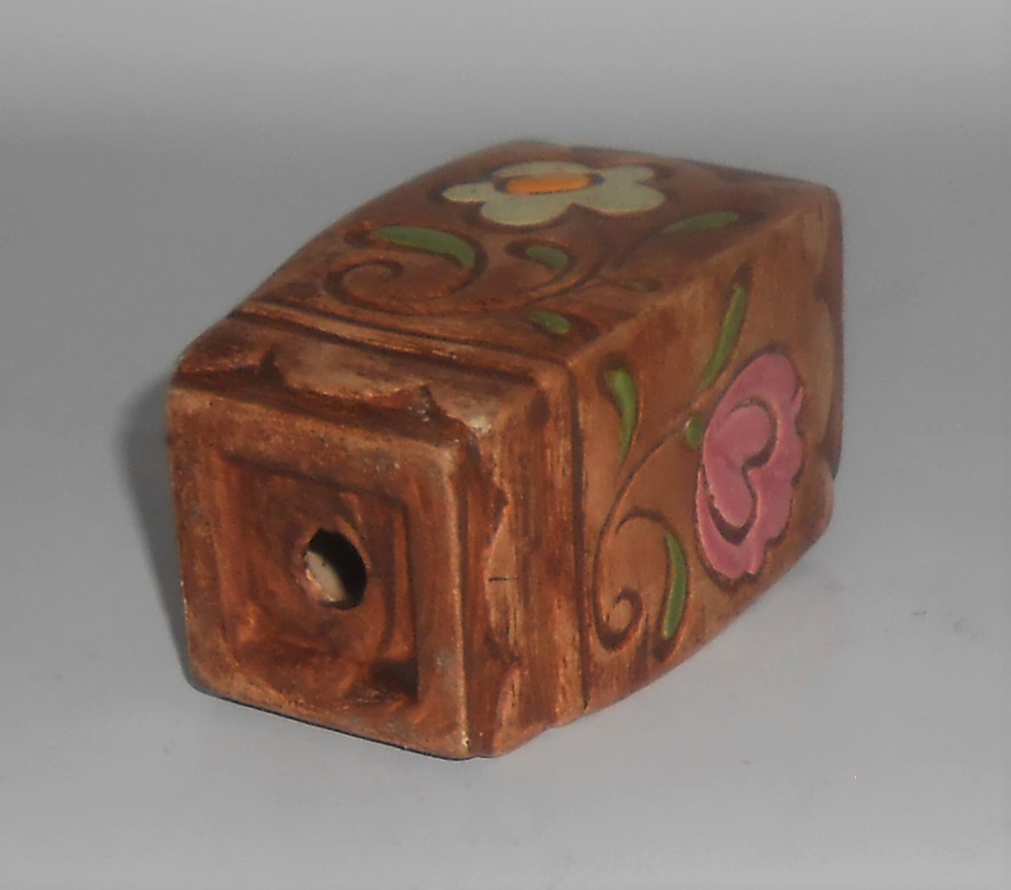 Brayton Laguna Pottery Floral / Bird Shaker