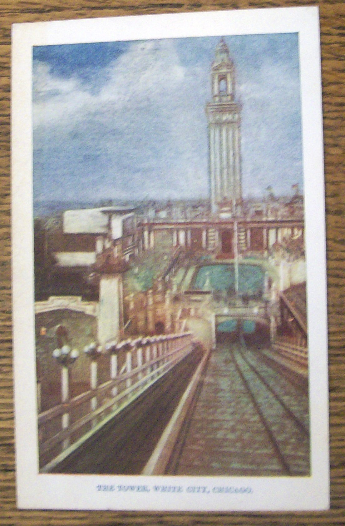 The Tower, White City, Chicago Postcard