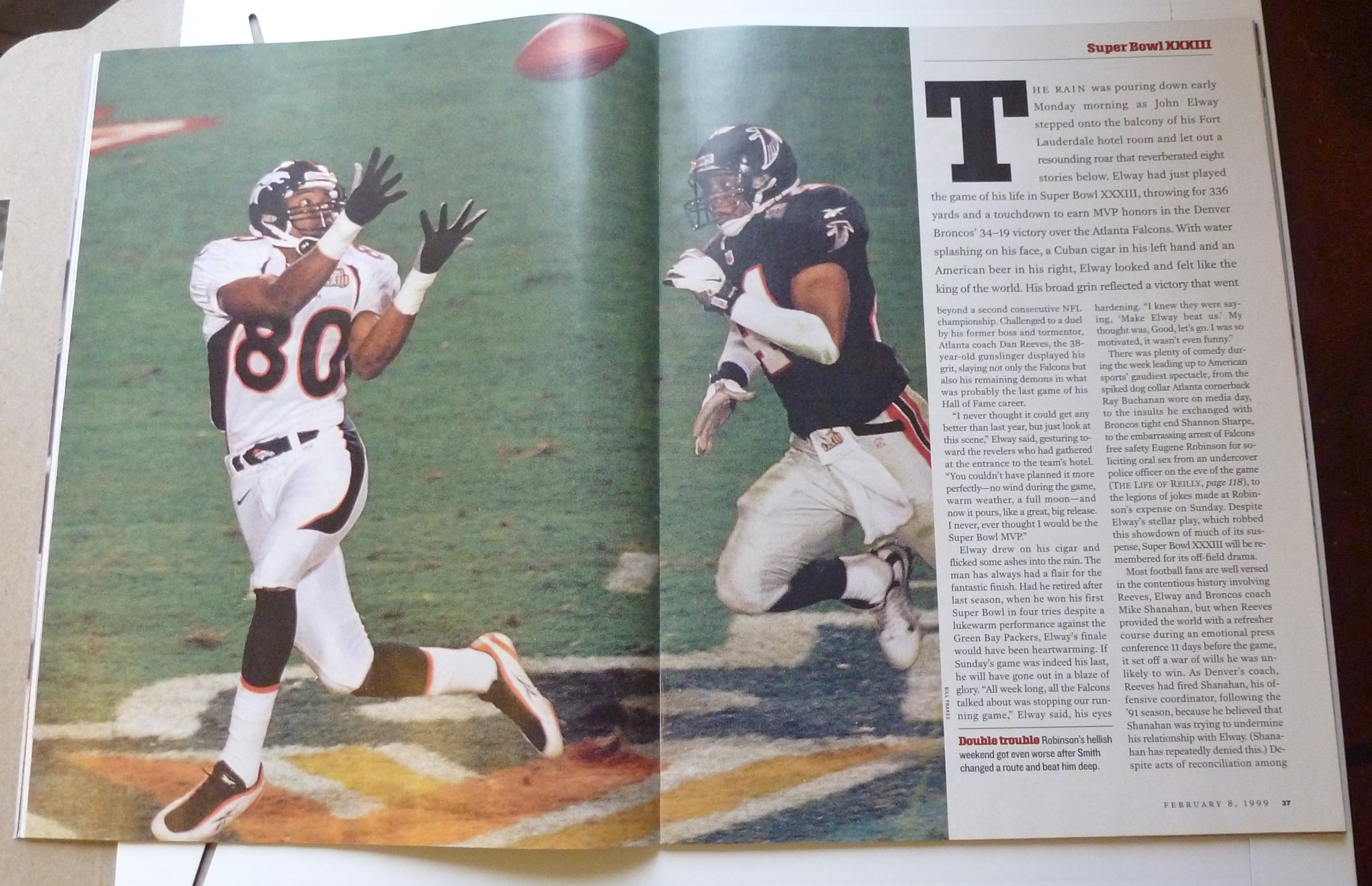 Sports Illustrated Magazine - Feb 8, 1999 - Super Bowl