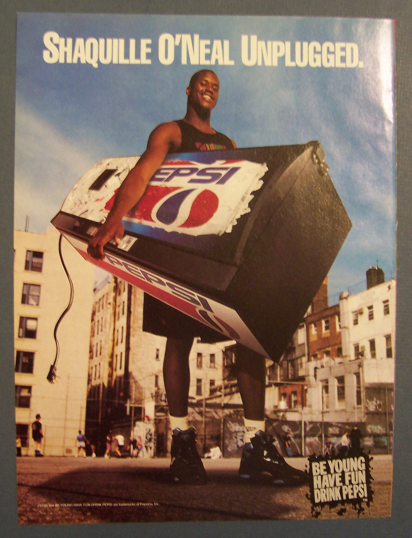 1995 Pepsi Cola Ad with Shaquille O' Neal