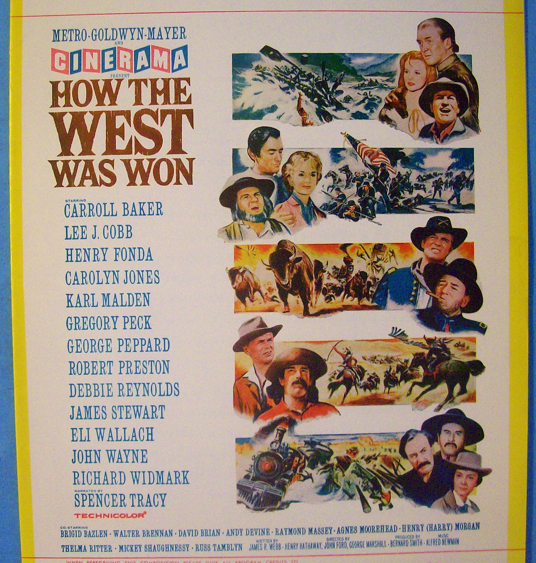 How The West Was Won Sheet Music 1963 Darby/Newman