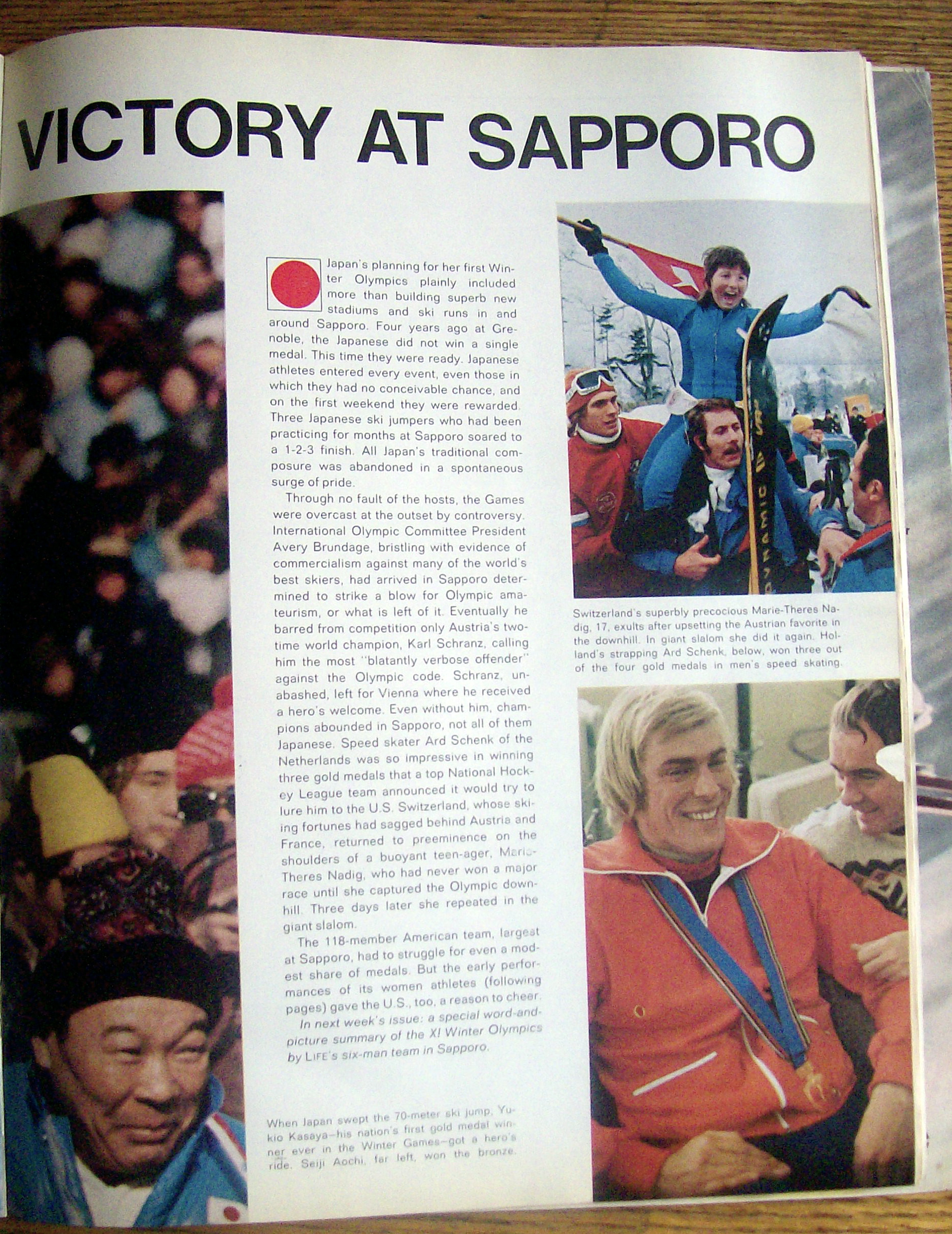 Life  Magazine - February  18,  1972 - Olympics
