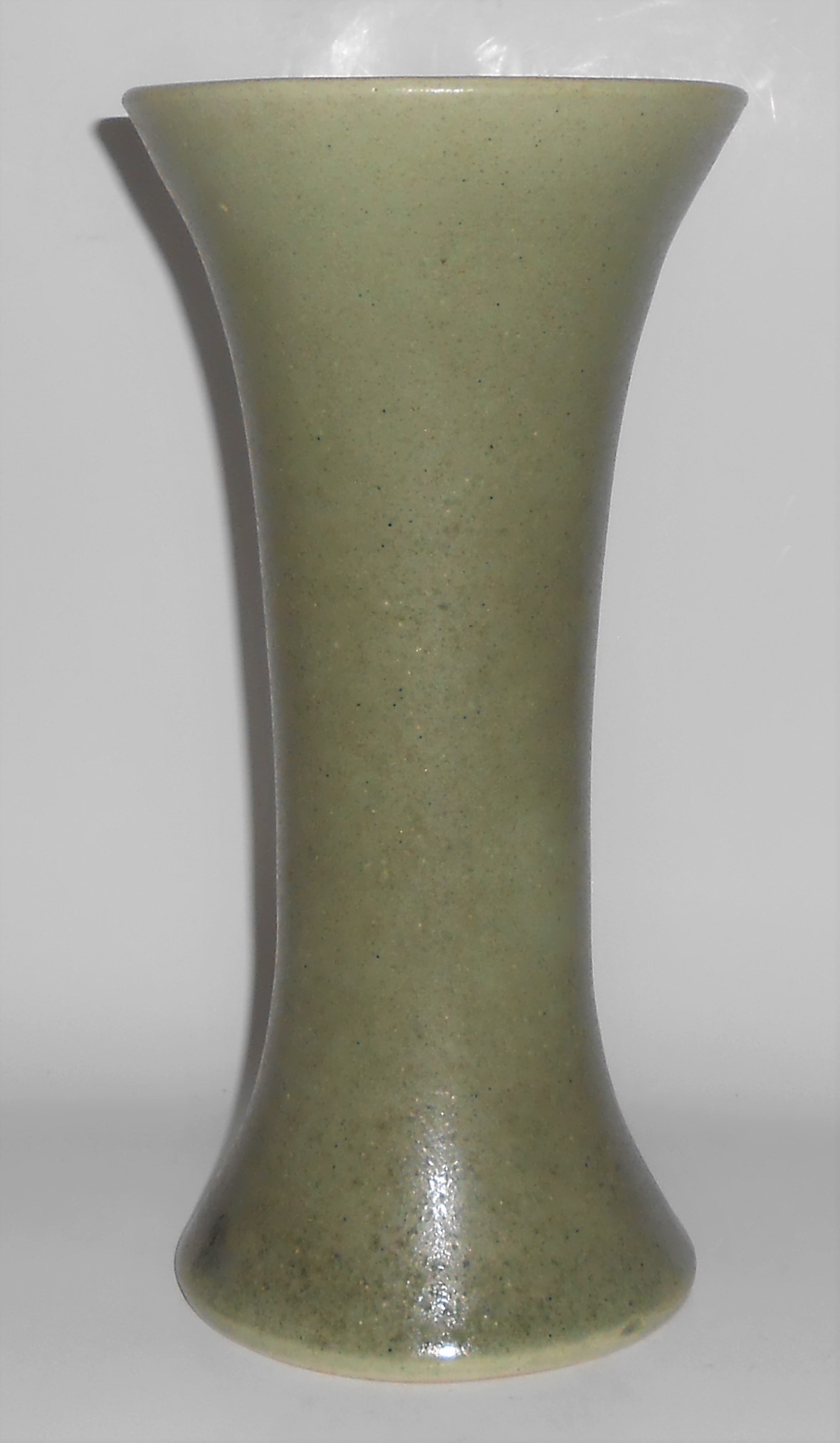 Pacific Pottery Stoneware Green Wheel Thrown 12'' Vase