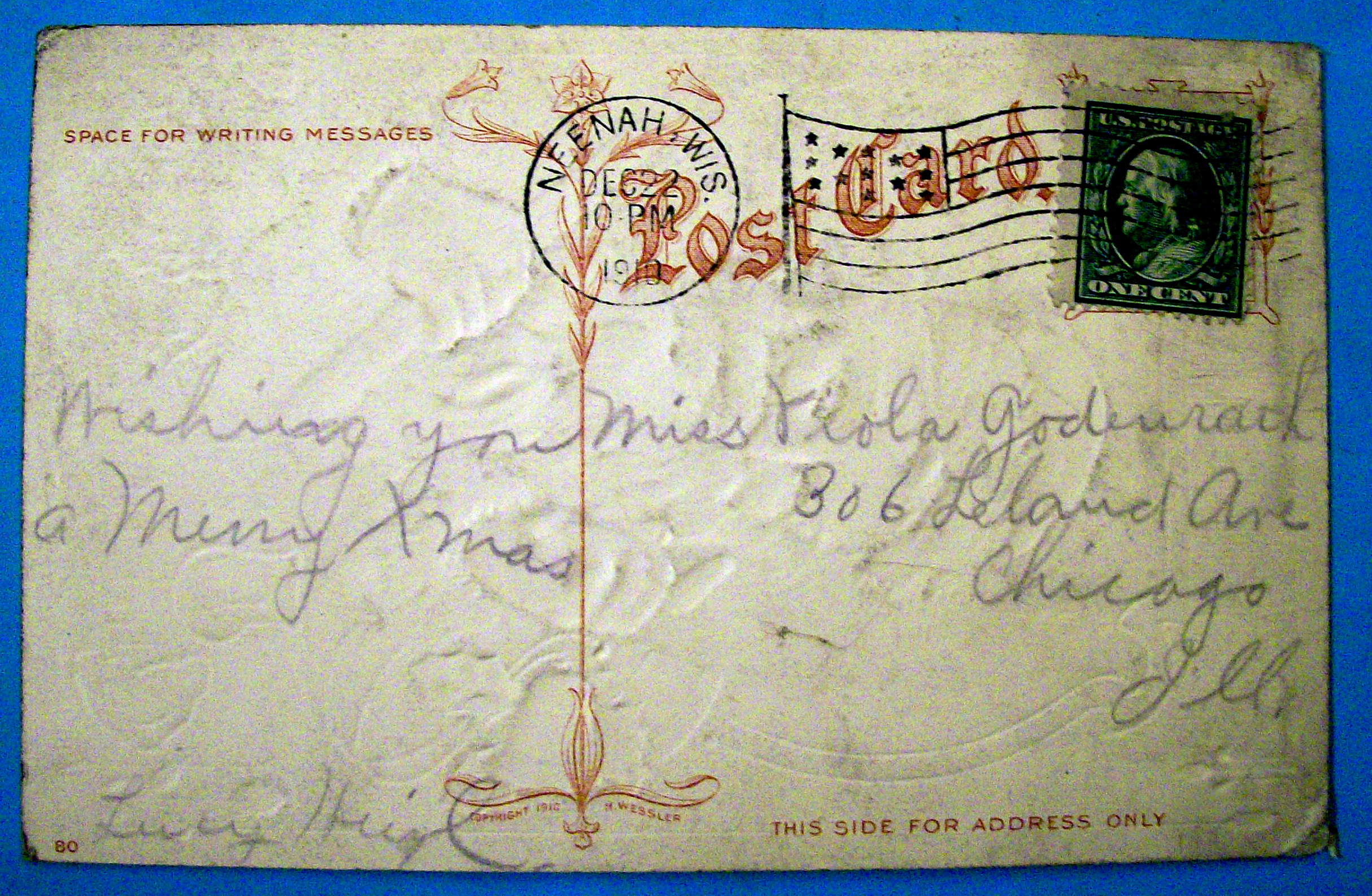 Best of Christmas Cheer Postcard