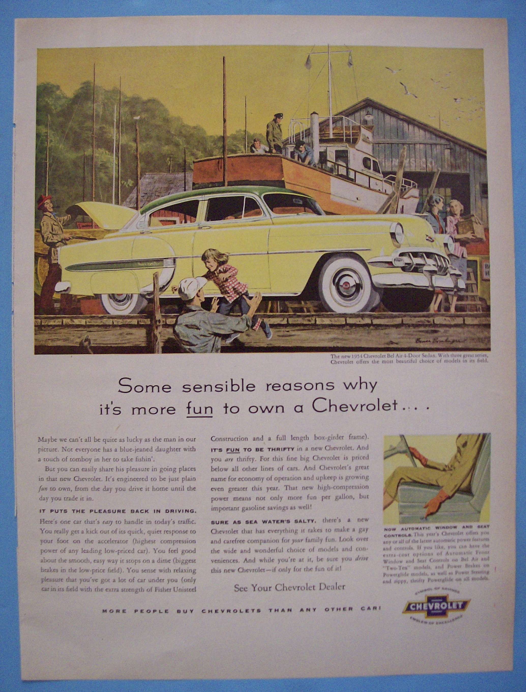 1954 Chevrolet Bel Air Four Door Sedan