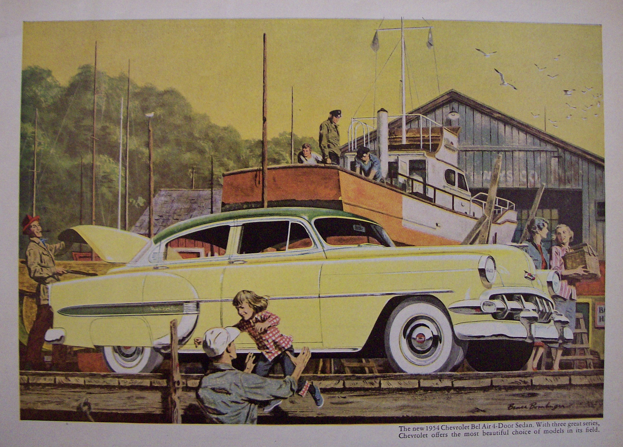 1954 Chevrolet Bel Air Four Door Sedan