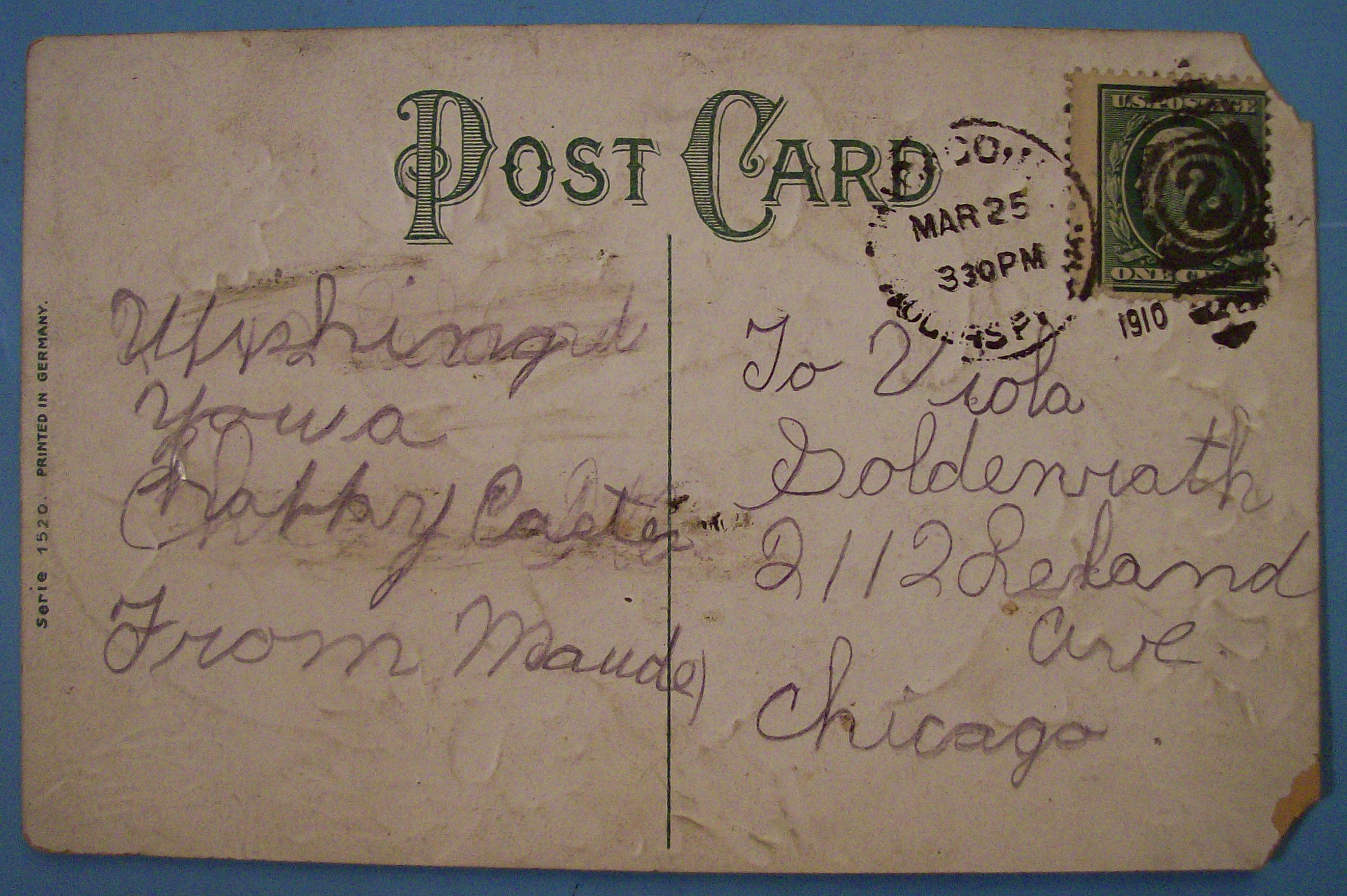 Easter Greetings Postcard w/Chicks & 1 Chick Hatching