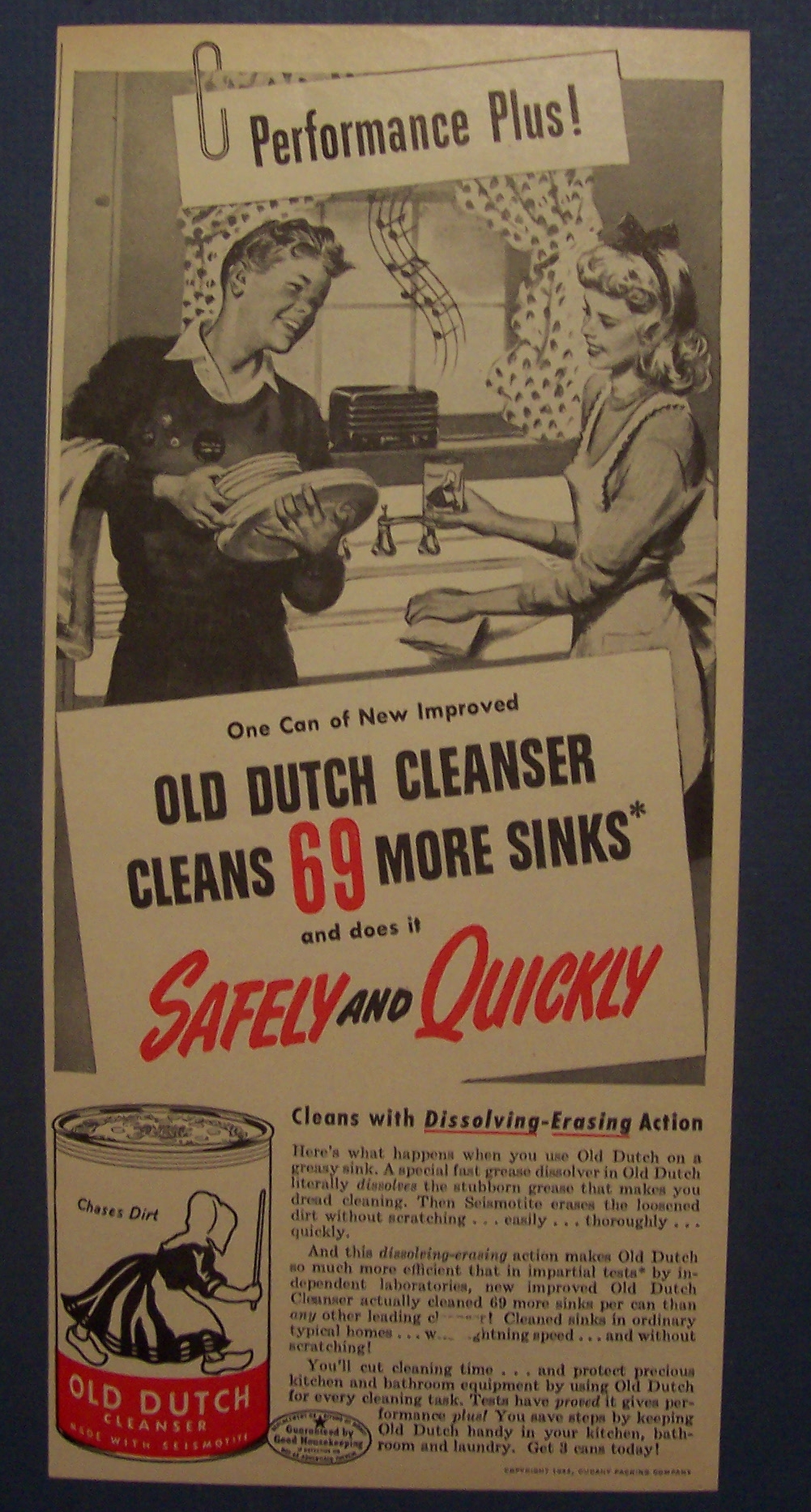 1944 Old Dutch Cleanser