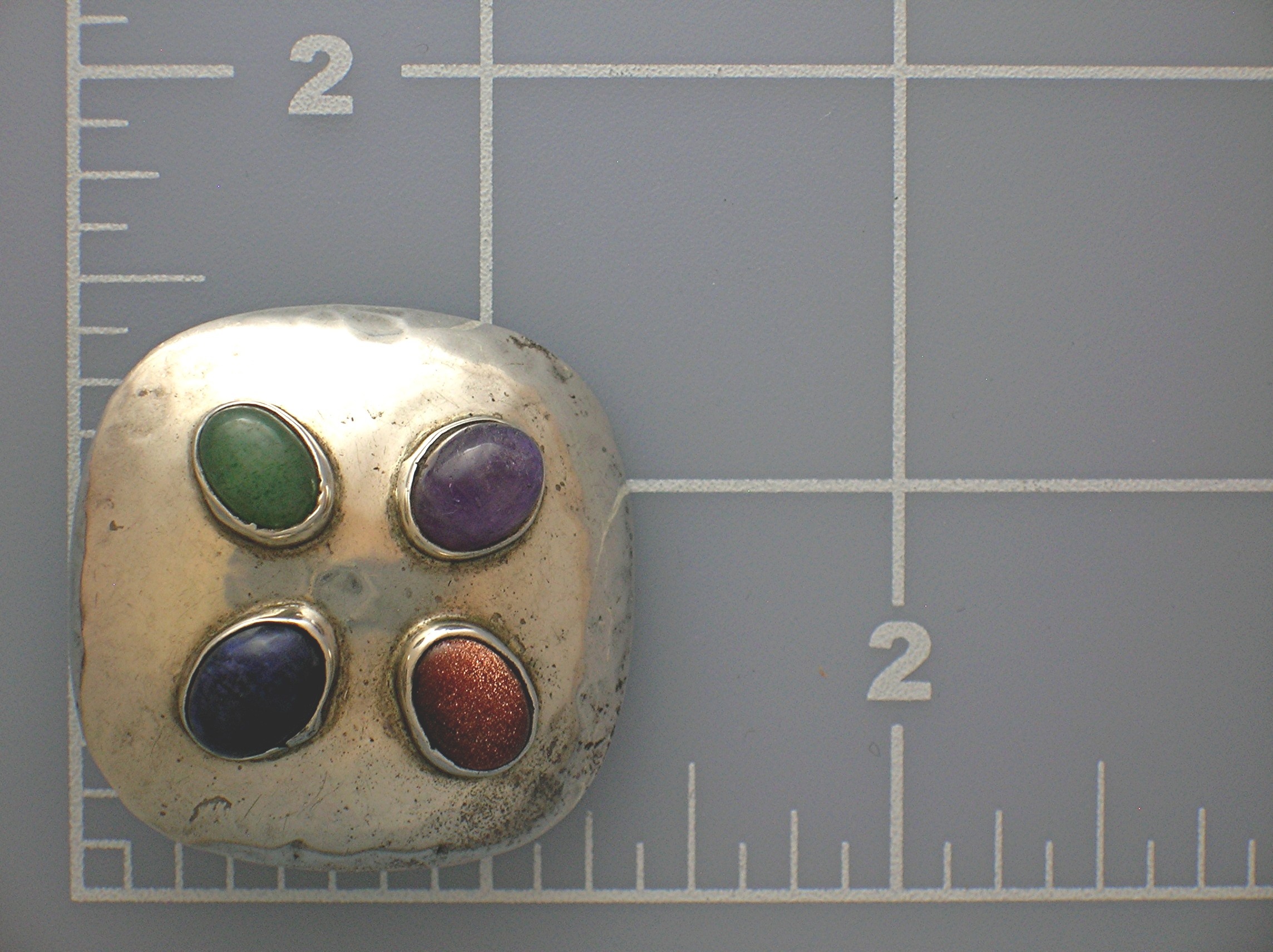 Taxco Mexico Sterling Silver Clip Earrings FERSI