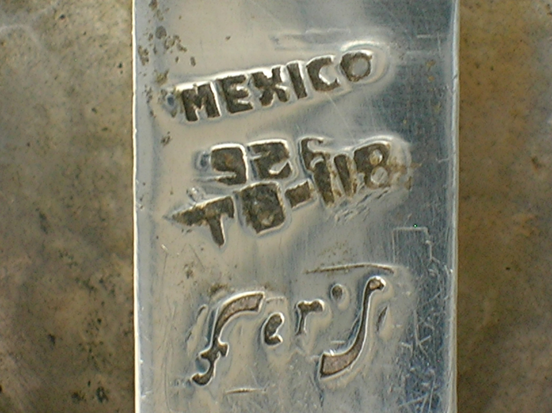 Taxco Mexico Sterling Silver Clip Earrings FERSI