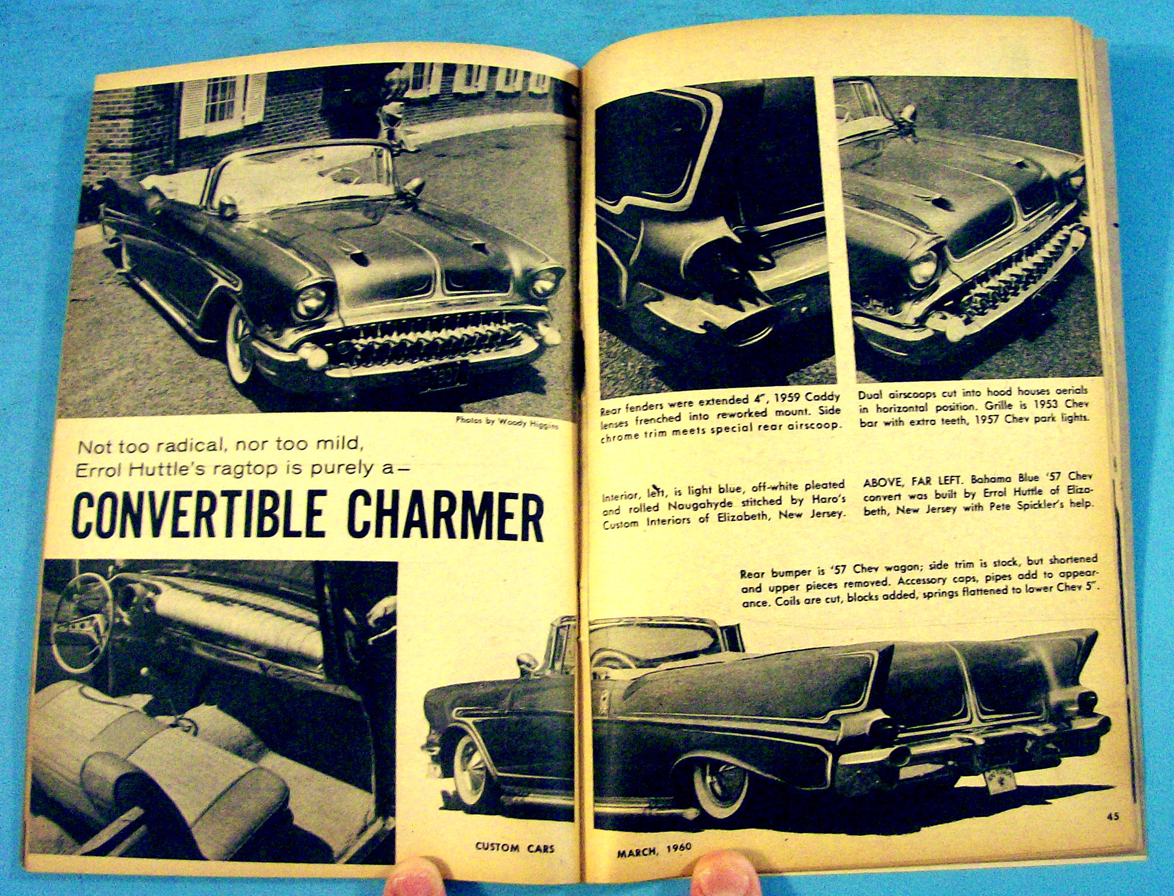 Custom Cars March 1960 Classic Line & Hood Covers