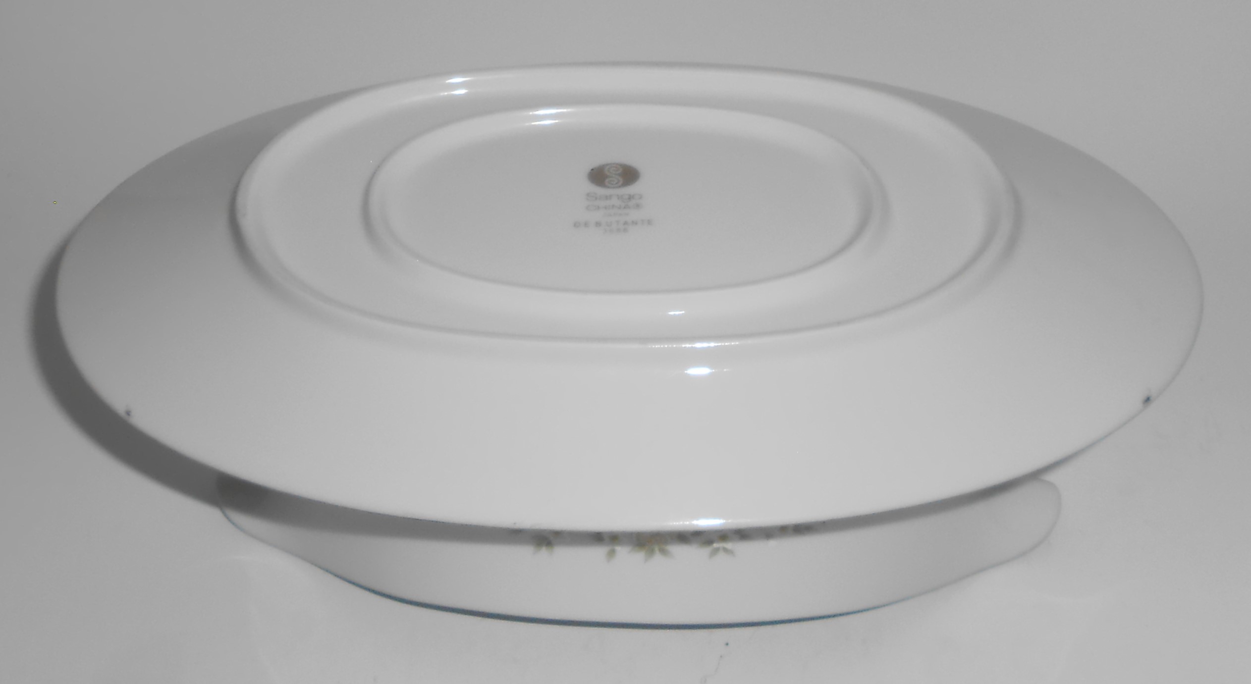 Sango China 3688 Platinum Debutante Gravy Bowl