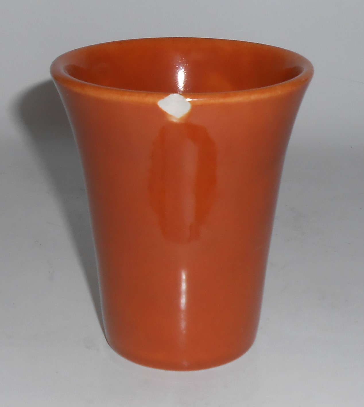 Bauer Pottery La Linda Gloss Lt Brown Tumbler As-Is