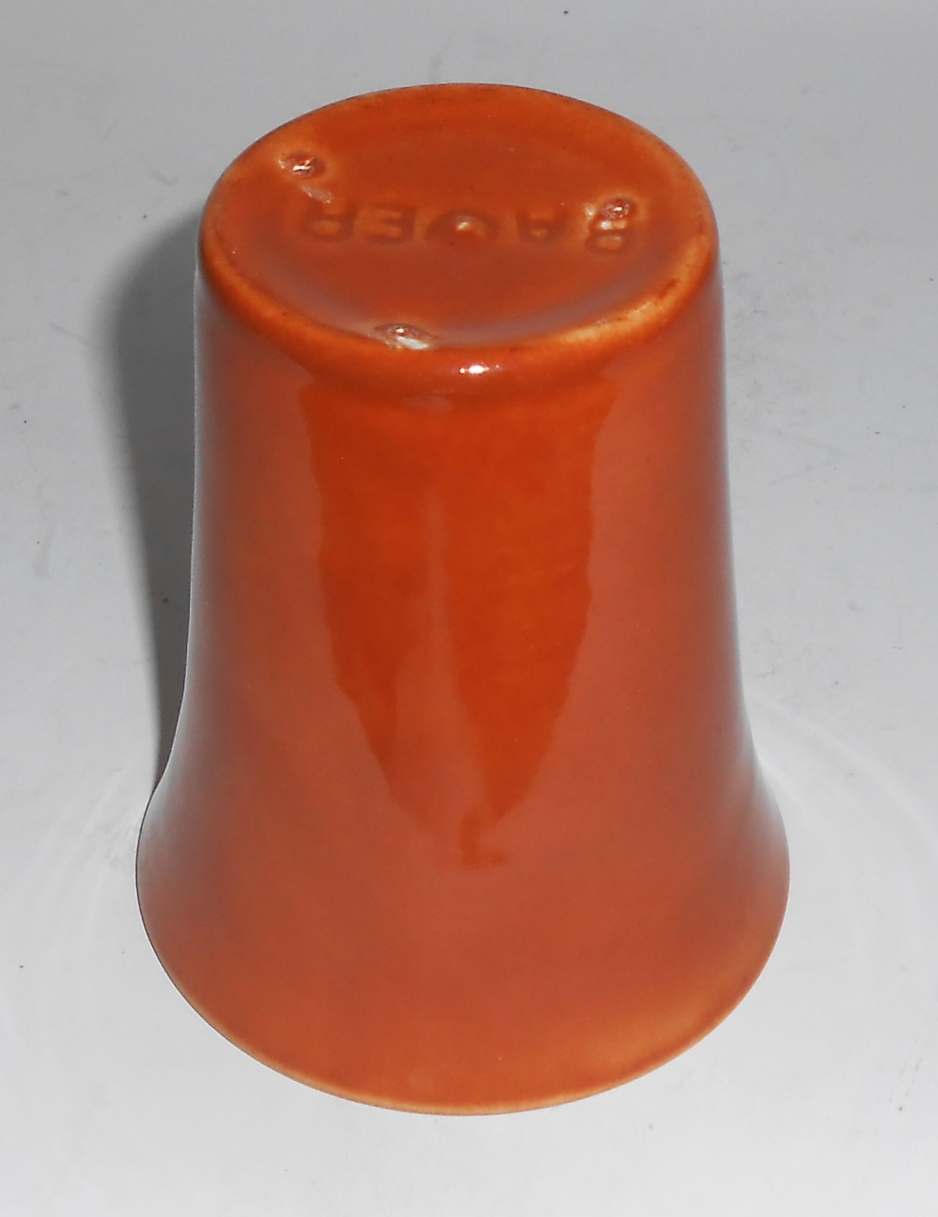 Bauer Pottery La Linda Gloss Lt Brown Tumbler As-Is