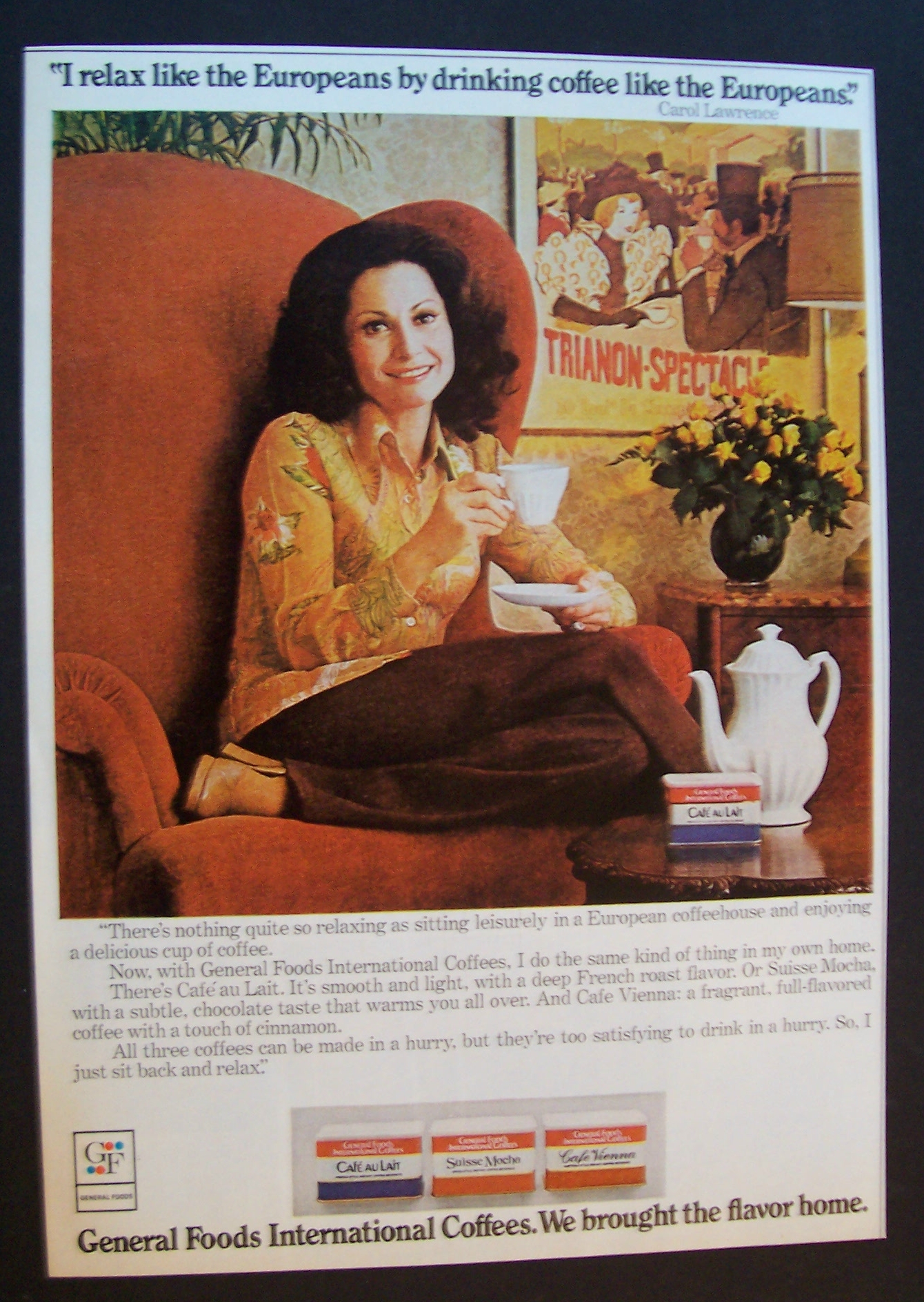 1975  International Coffee with Carol Lawrence