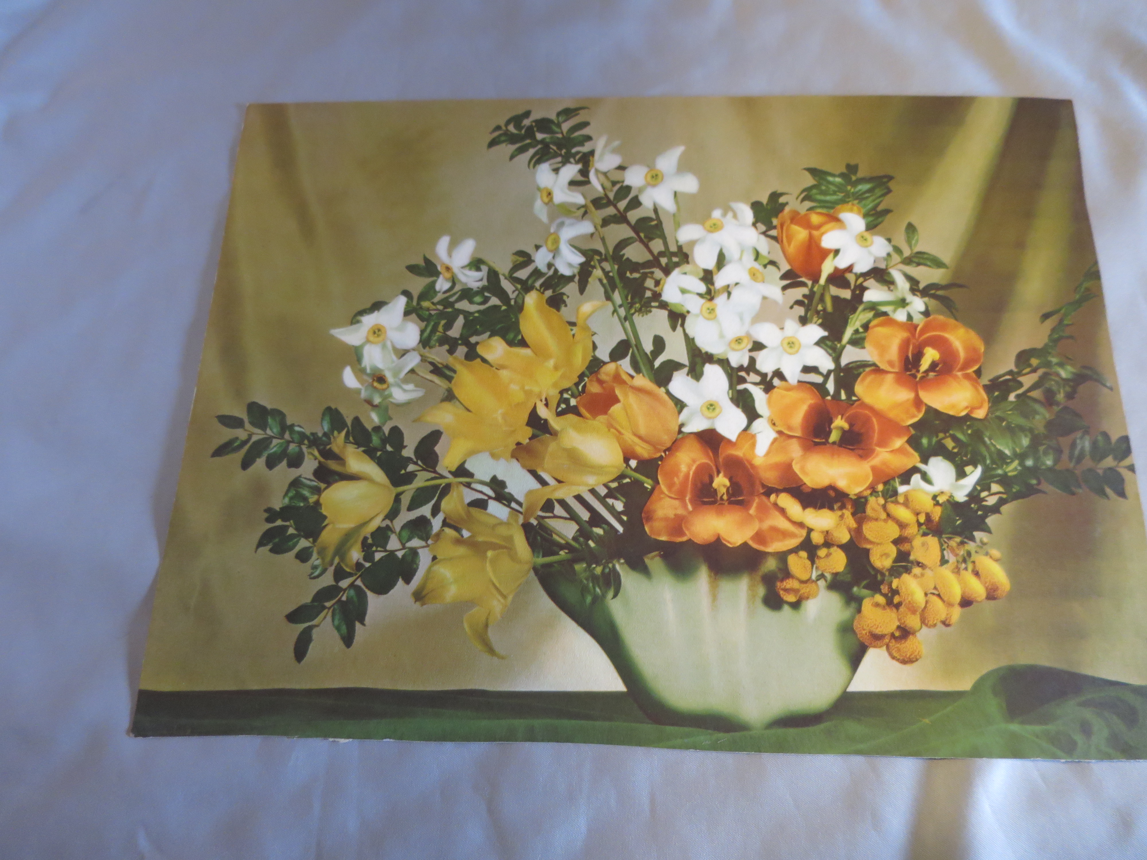 Floral Bouquet Sweet Carols of Spring Ideal Book Print