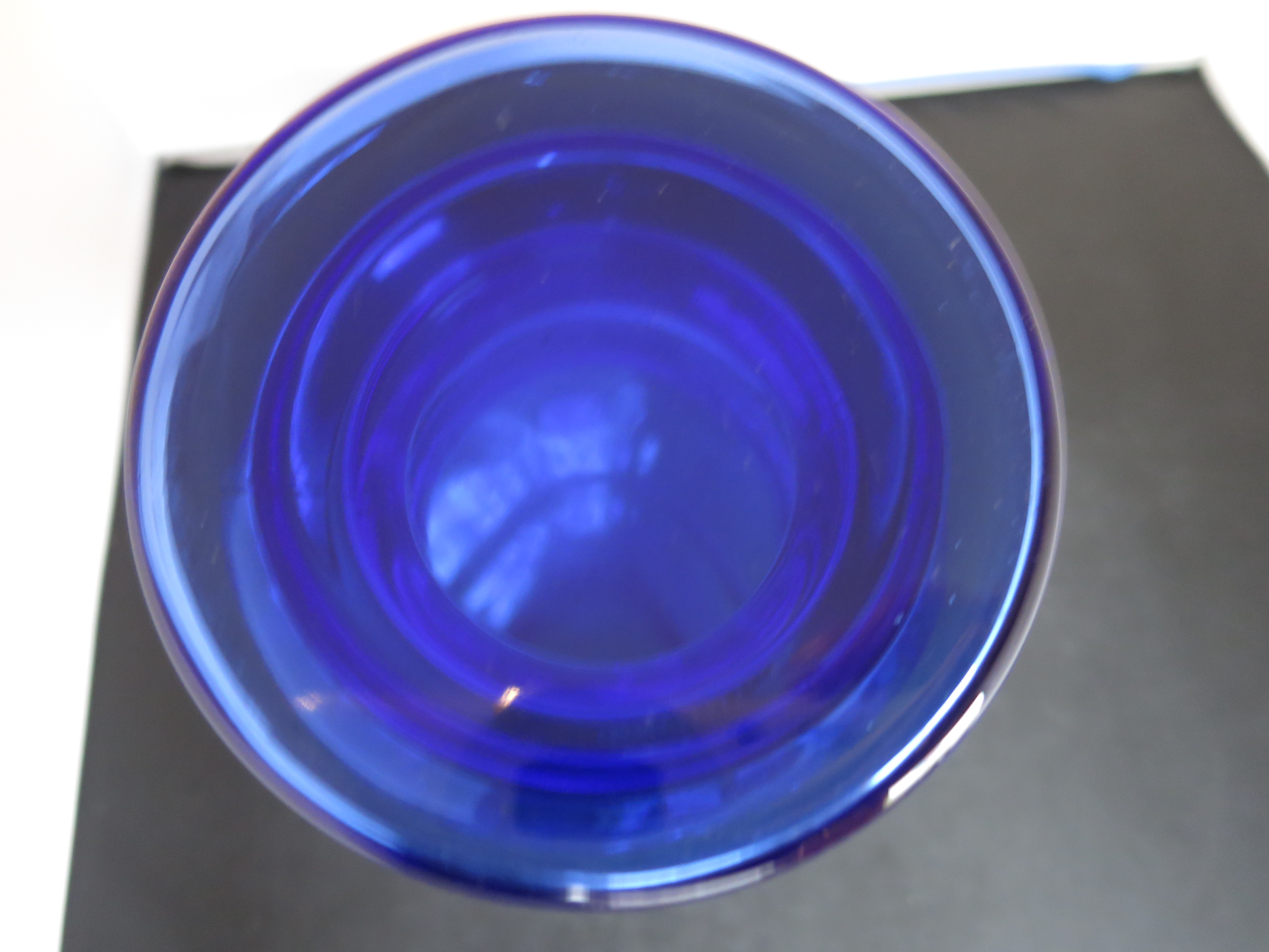 Fenton Art Glass Cobalt Blue Pitcher Smart Classic