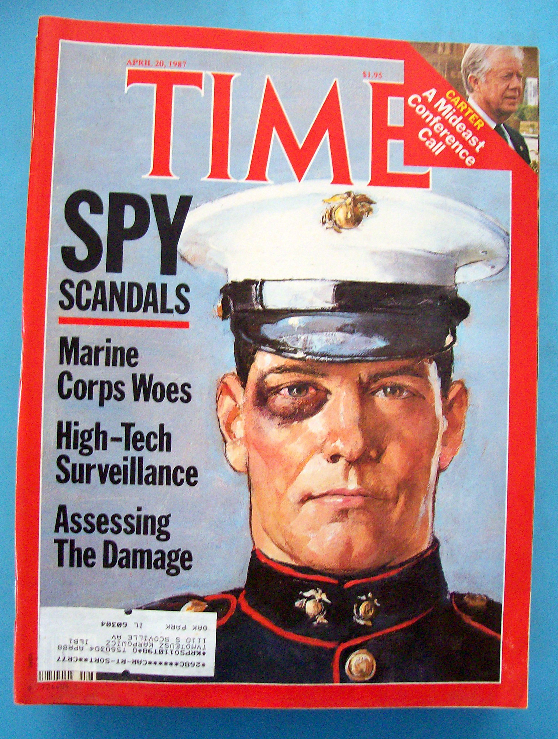 Time Magazine - April 20, 1987 - Spy Scandals