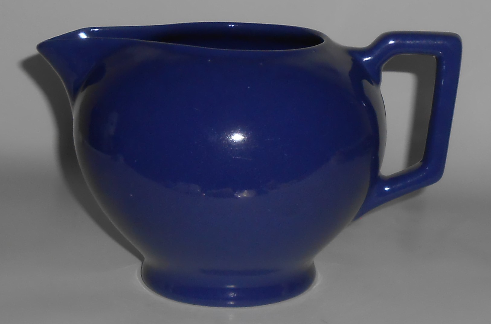 Red Wing Pottery Chevron Cobalt Pitcher
