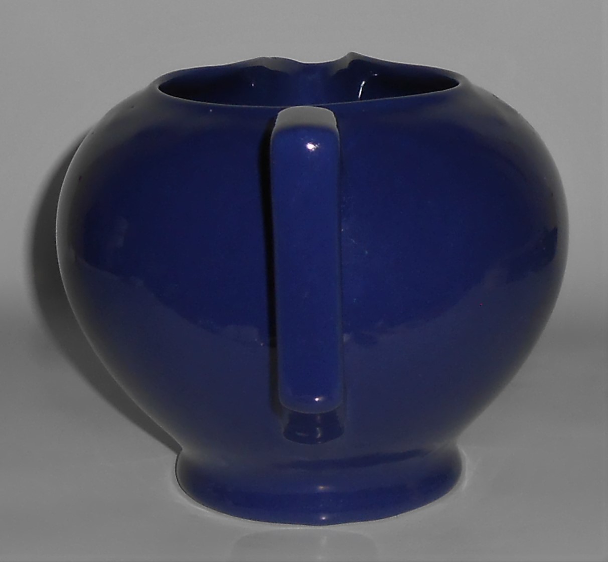 Red Wing Pottery Chevron Cobalt Pitcher