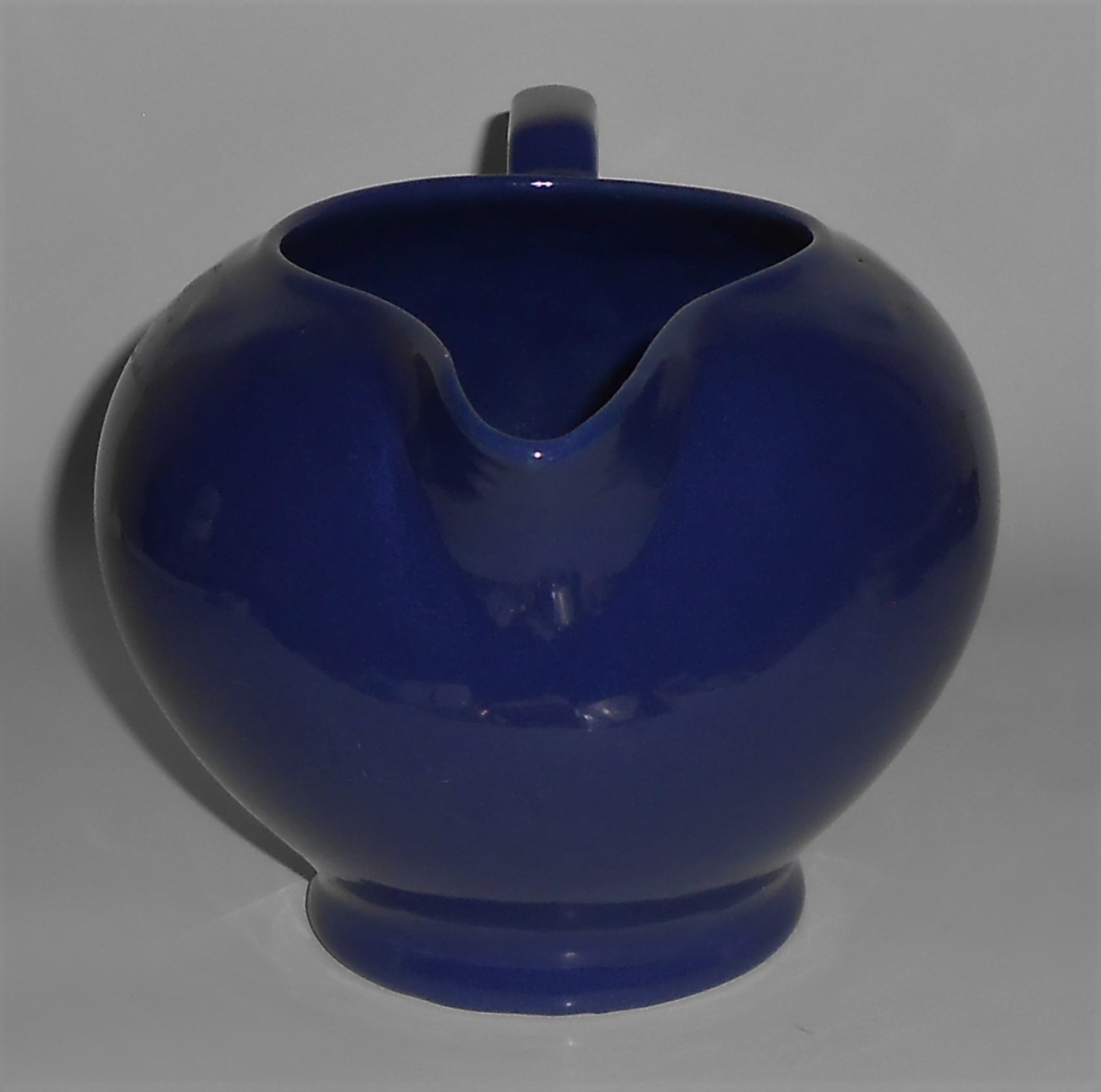 Red Wing Pottery Chevron Cobalt Pitcher