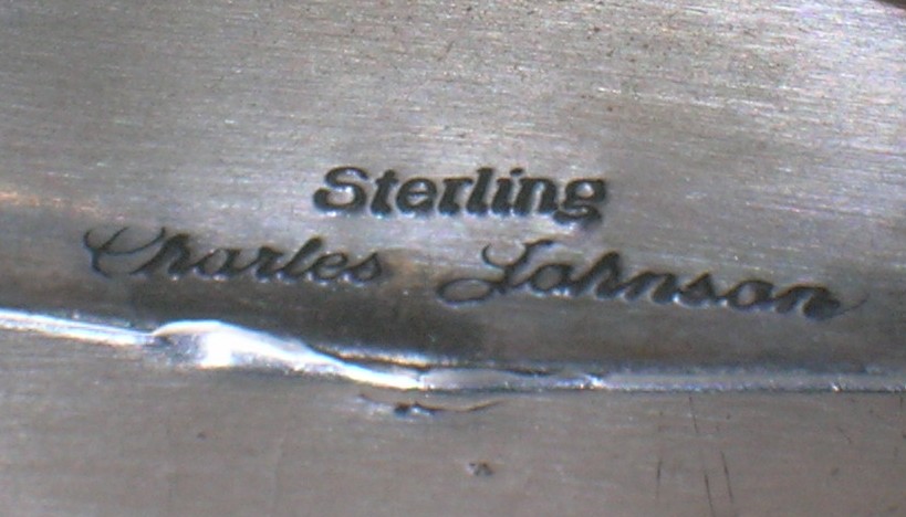 Native American Charles Johnson Sterling Silver Gaspeit