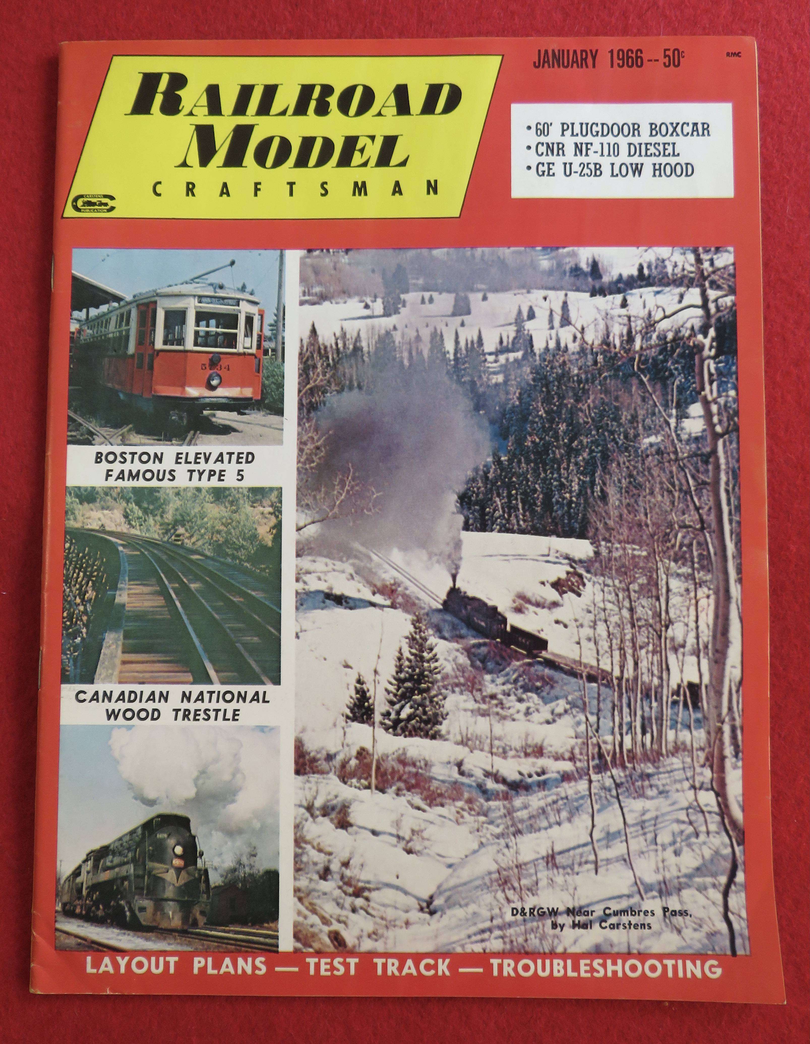 Railroad Model Craftsman Magazine January 1966
