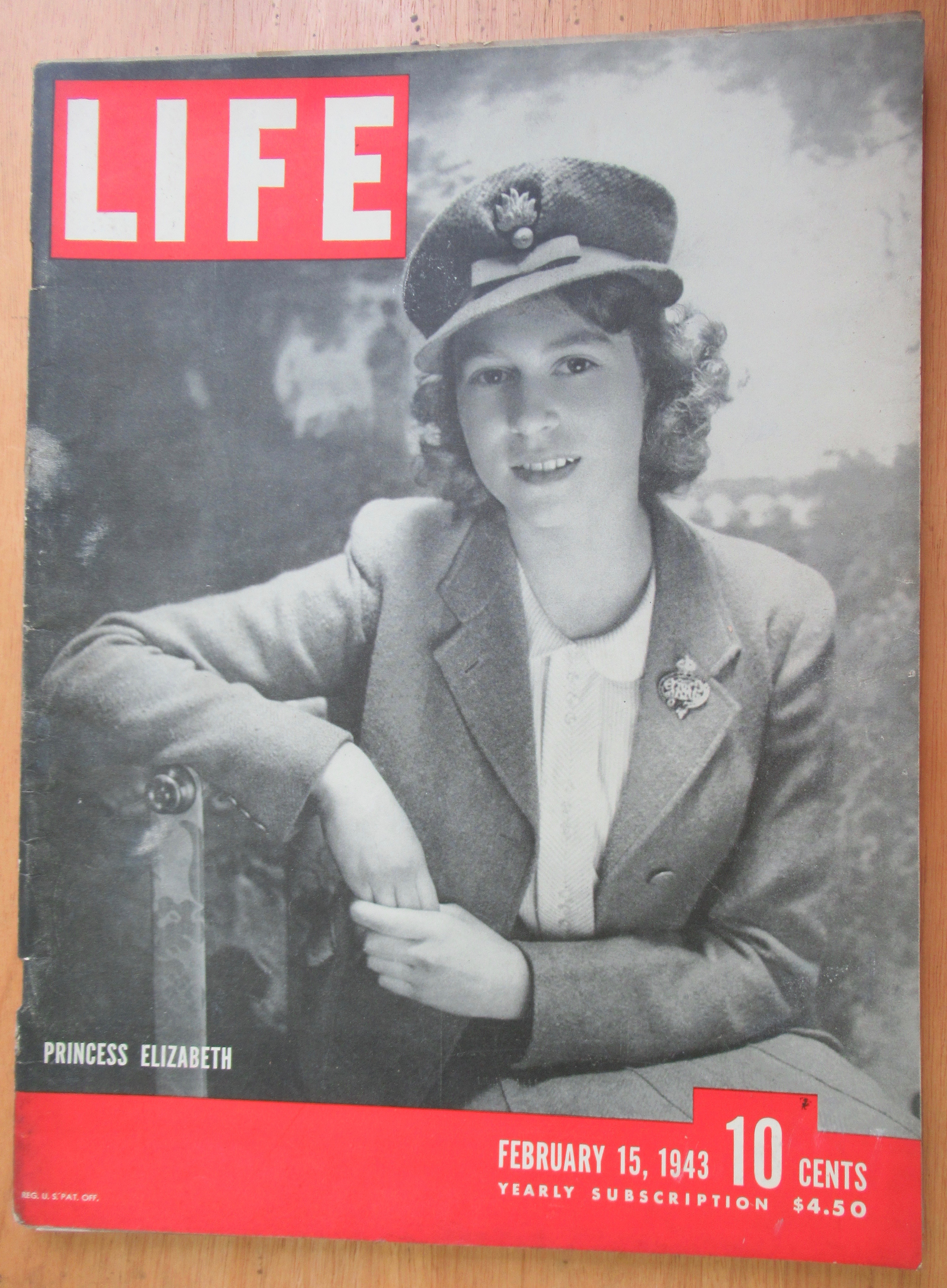 Life Magazine February 15, 1943 Princess Elizabeth